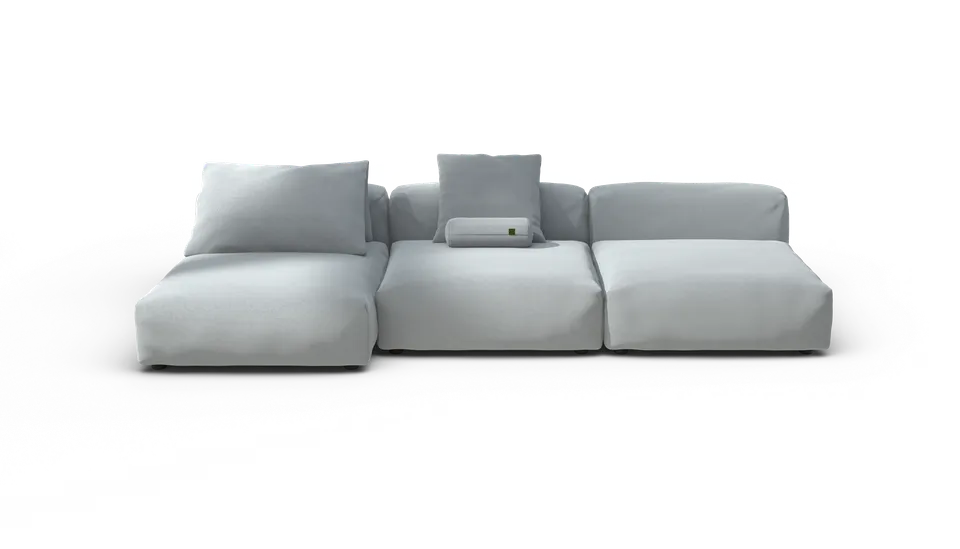 vetsak Sofa Set 04 divano modulare Pique Turquoise da esterno