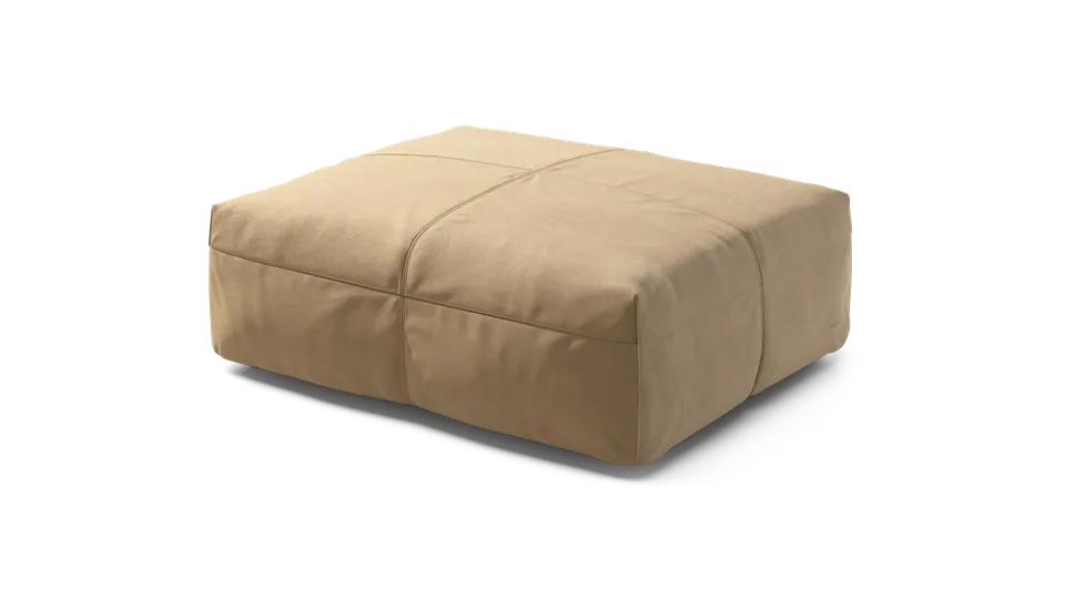 Vetsak Sofa Seat Large modulo divano pelle beige 105x84