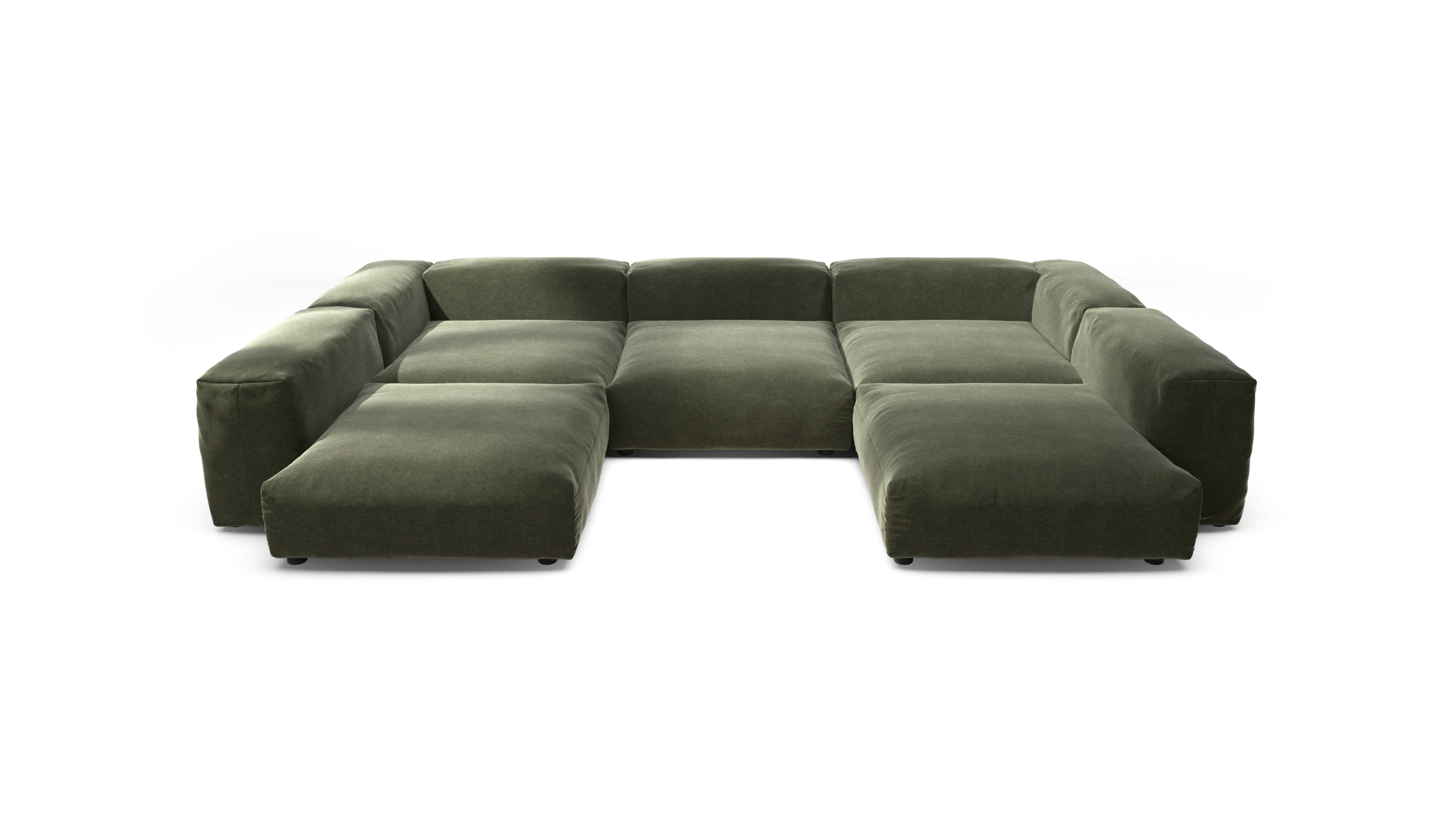 vetsak Sofa Set 06 divano modulare Suave pino 6,5 posti a U