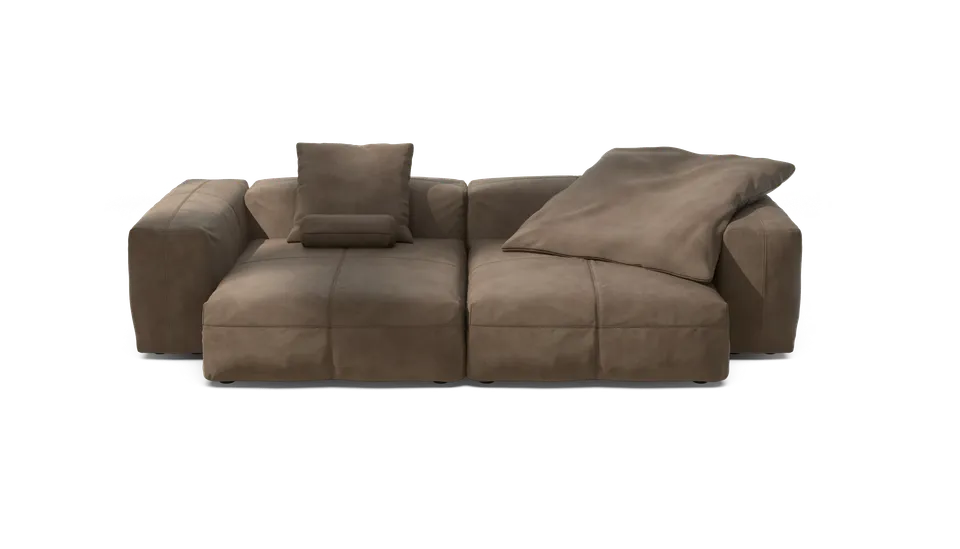 vetsak Sofa Set 02 XLarge divano pelle cacao 272x136 cm