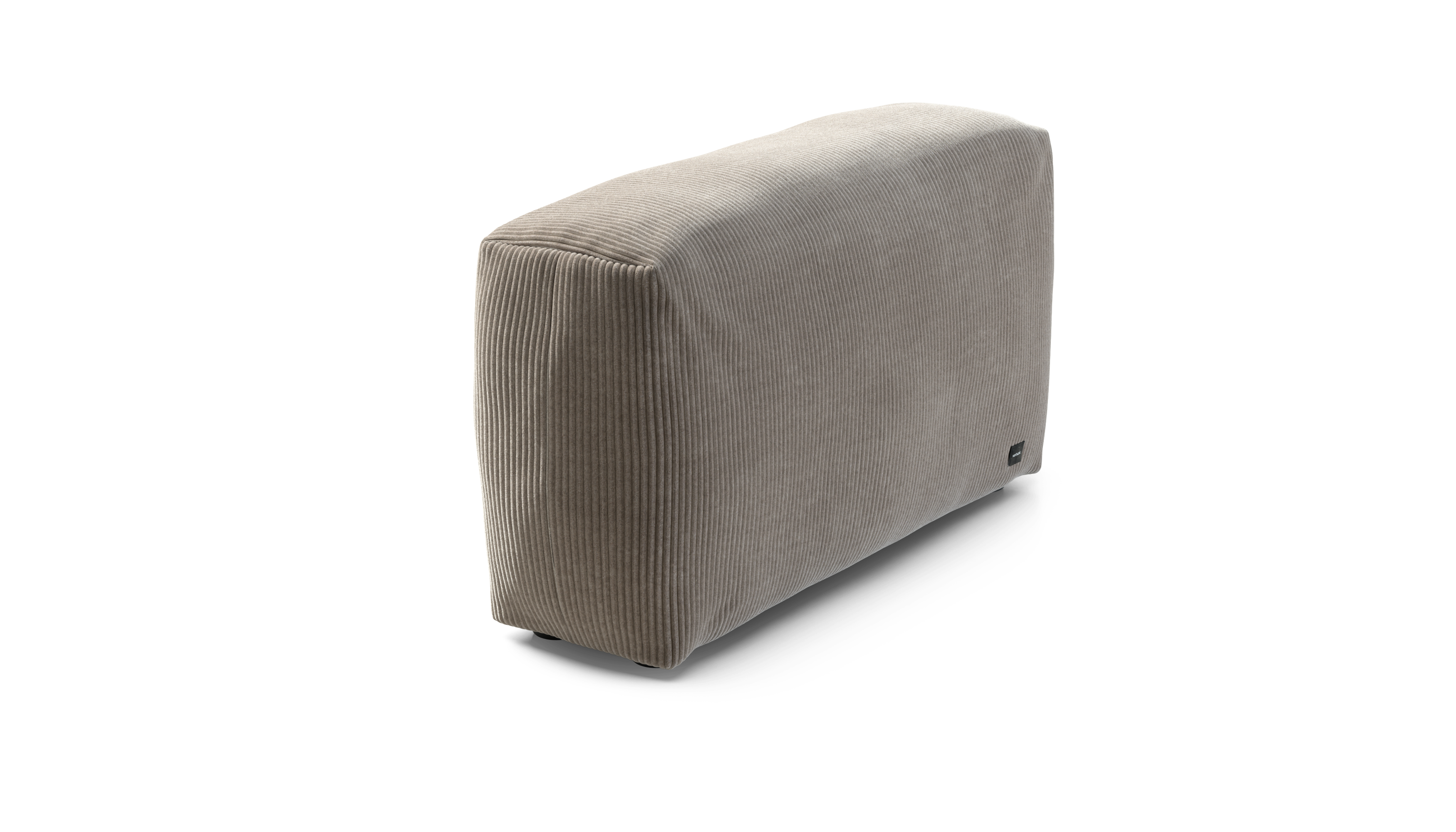 vetsak Cover Sofa Side Large fodera Cord Velour platino 105x31