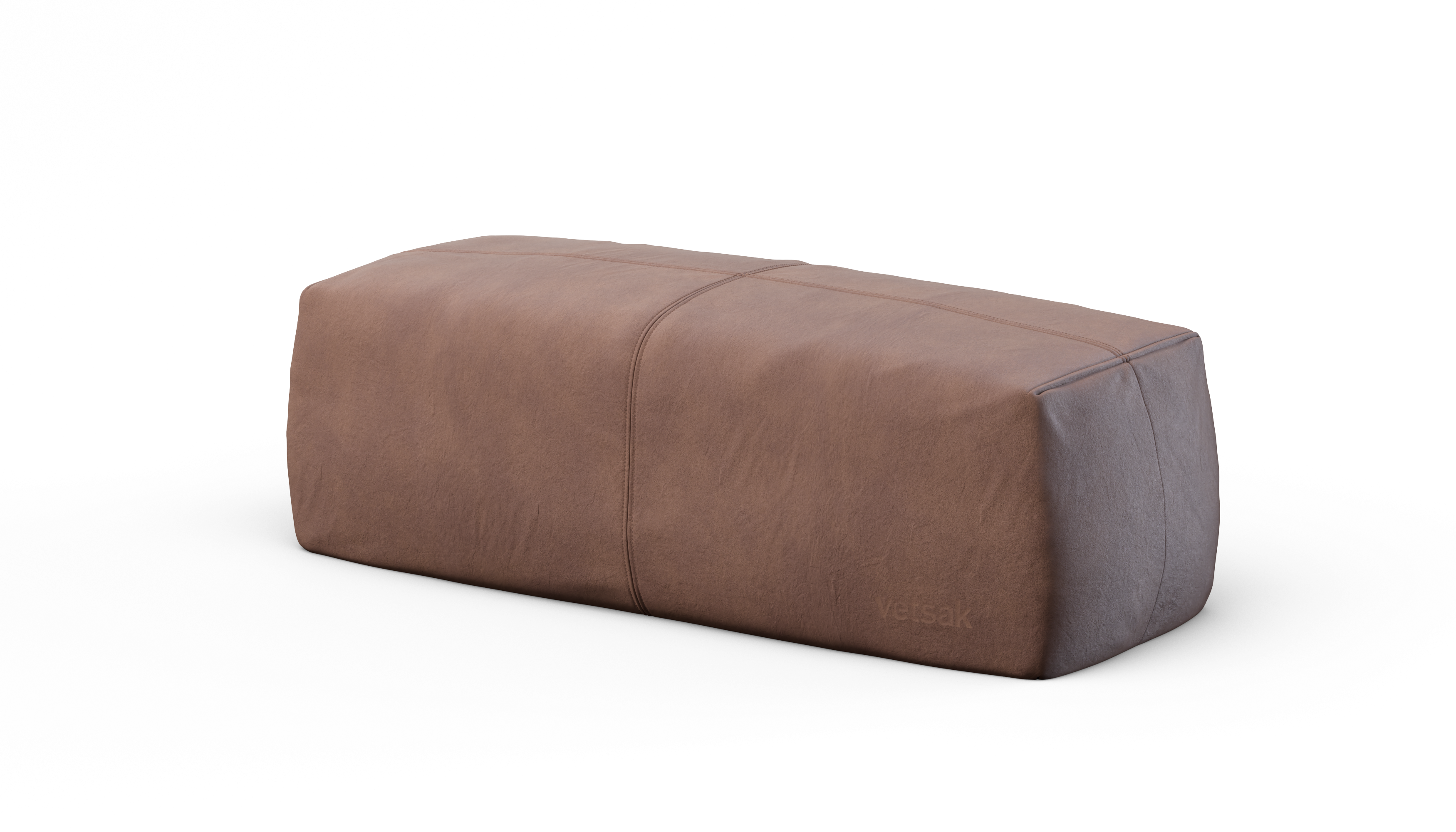 vetsak Lounge Pillow Leather cuscino stone in pelle