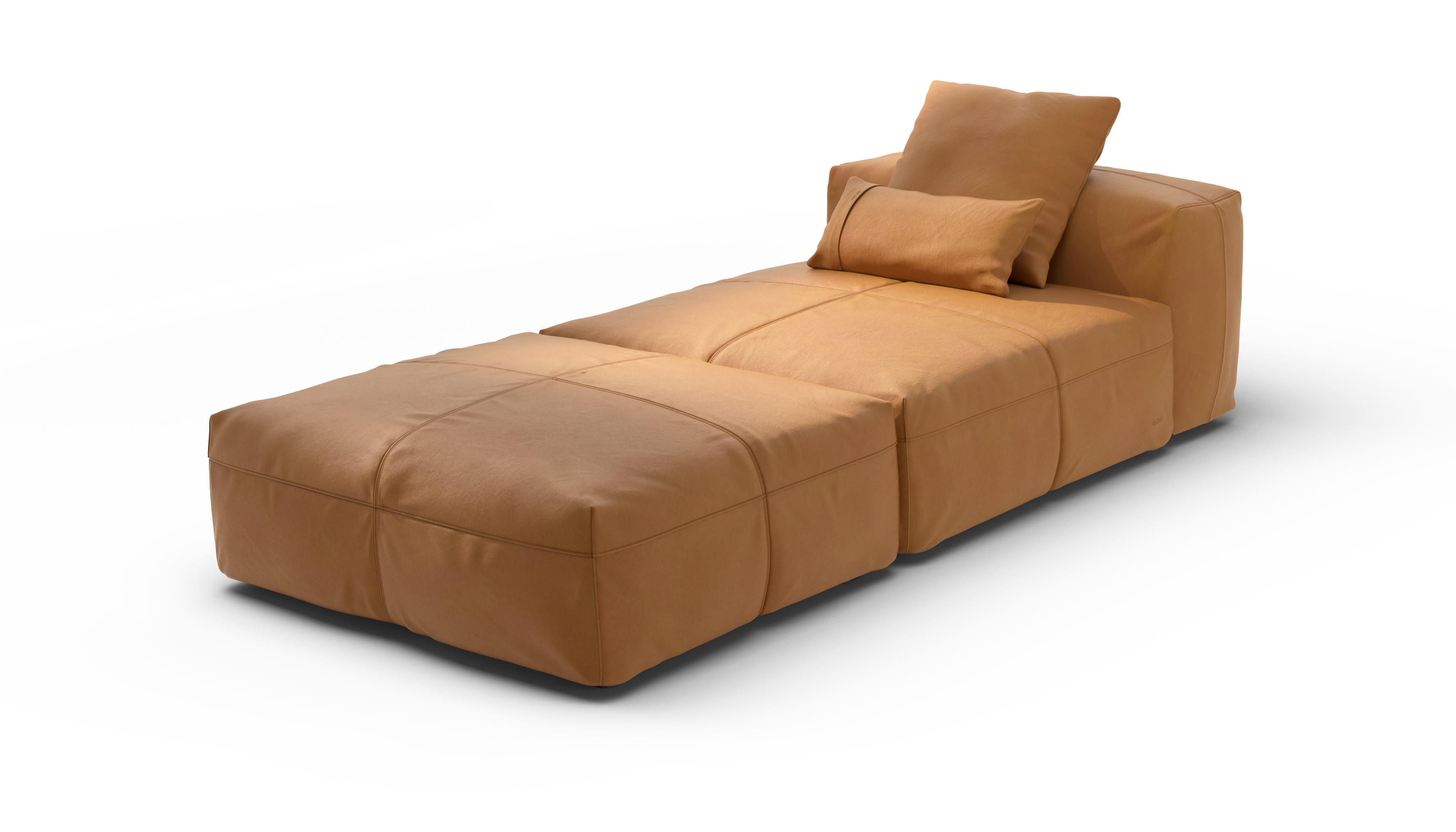 Vetsak Sofa Set 07 divano 2 posti pelle brown 105x220