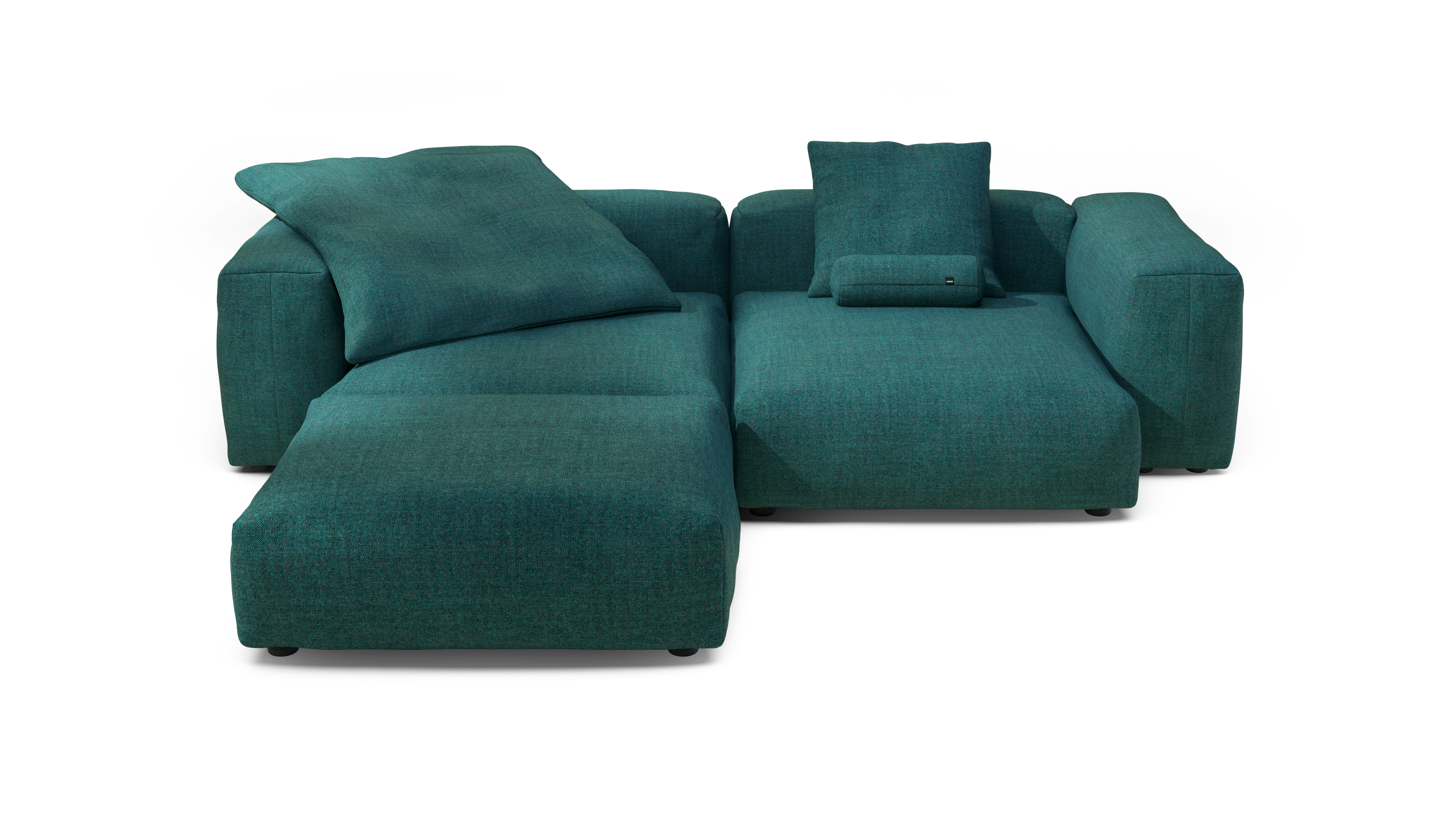 vetsak Set 03 divano angolare piqué cedro 272x220 da esterno