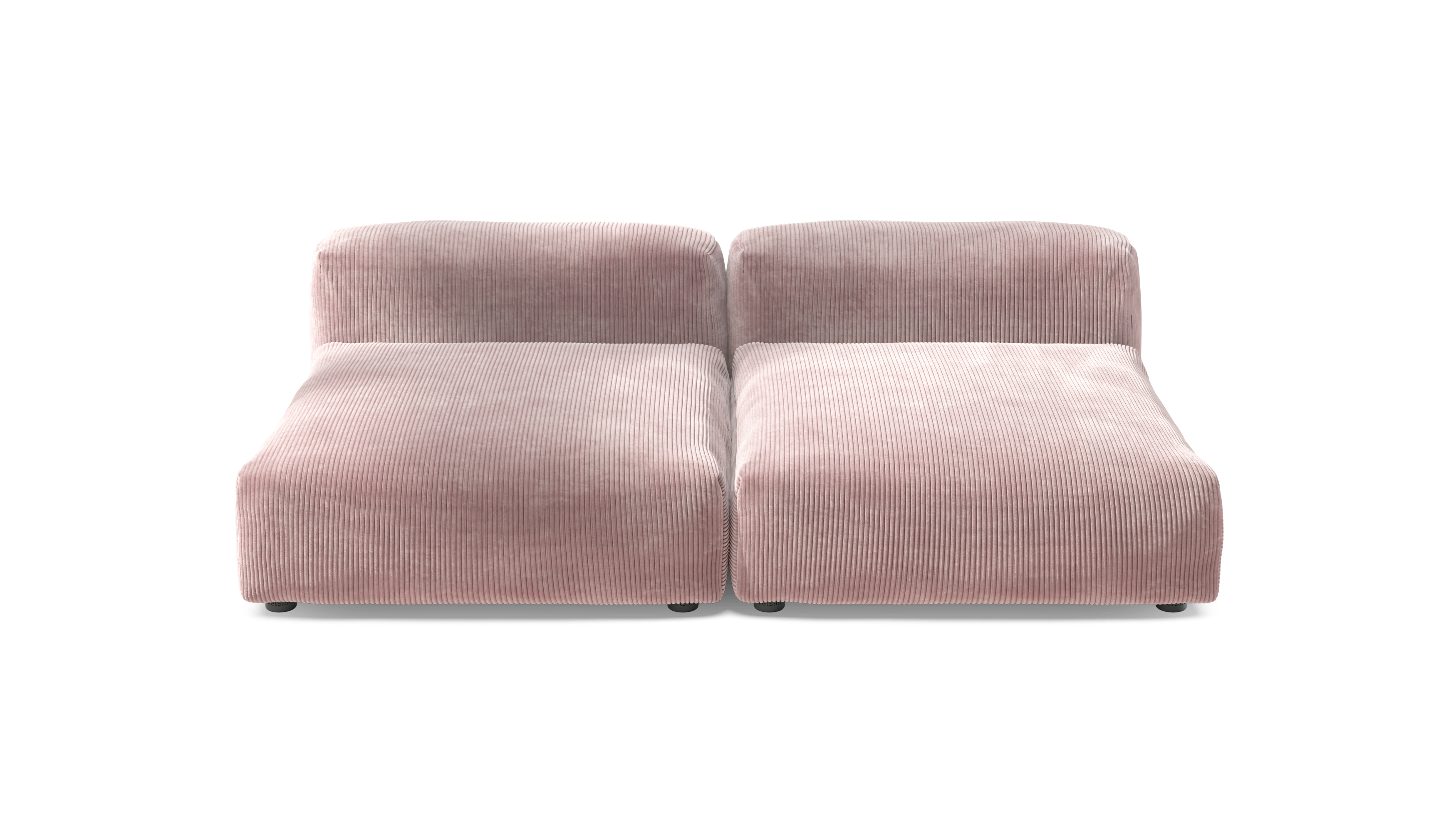 vetsak Sofa Set 01 XLarge divano 4 posti velluto rosa