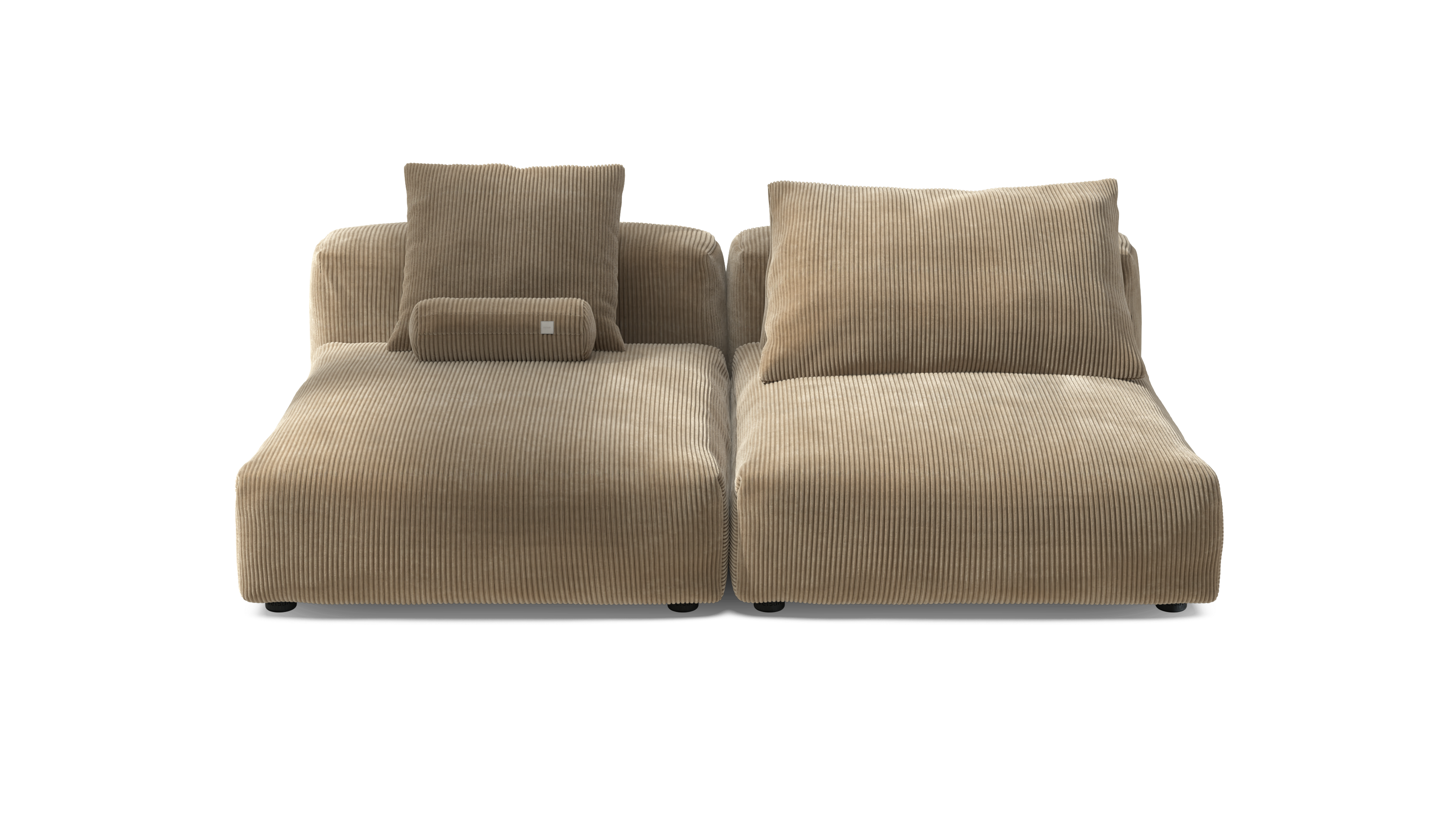 vetsak Sofa Set 01 XL divano sabbia in velluto a coste