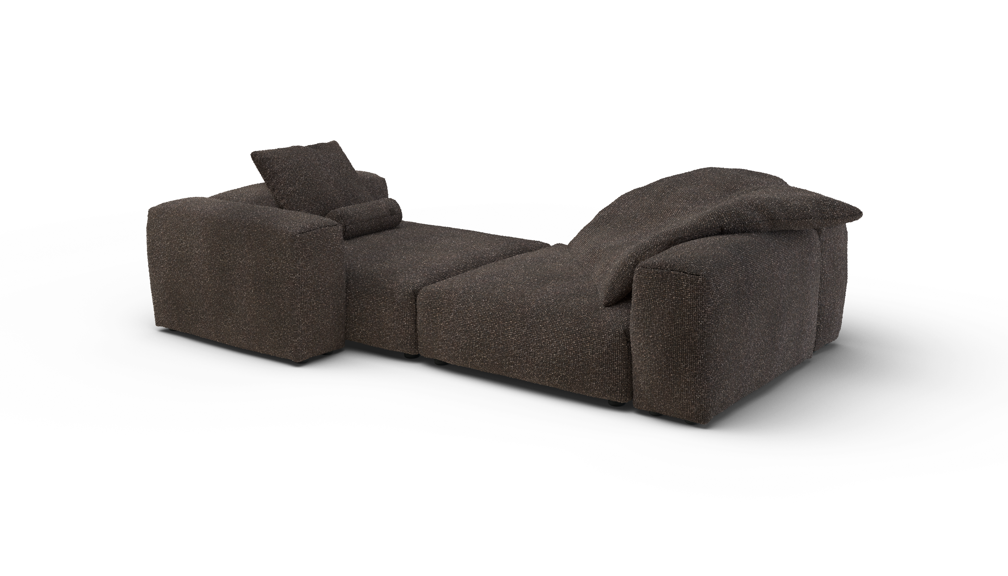 vetsak Set 02 XLarge divano modulare Nub Walnut