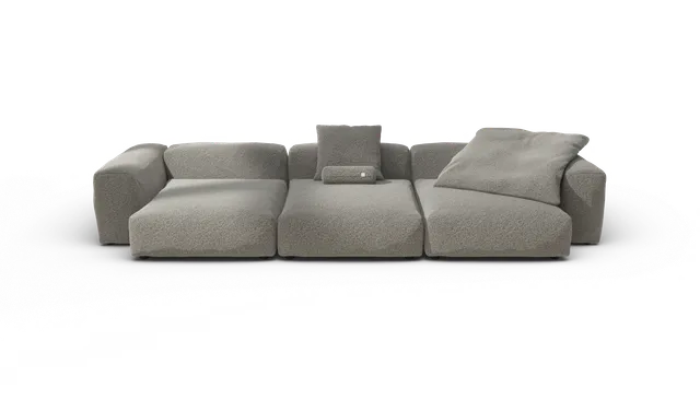 Vetsak Sofa Set 05 divano modulare 5 posti platino