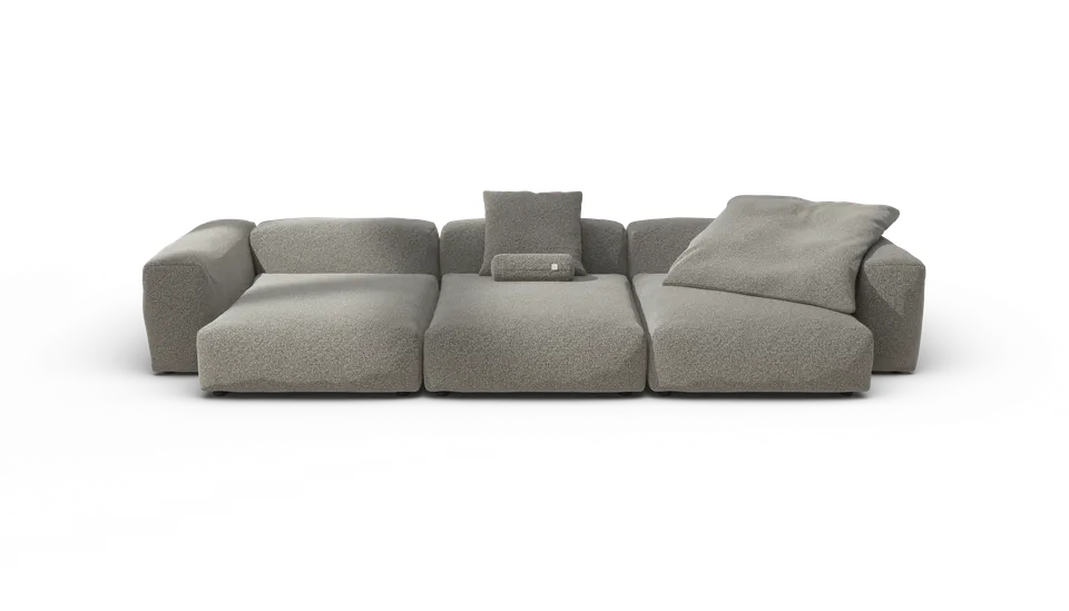 Vetsak Sofa Set 05 divano modulare 5 posti platino