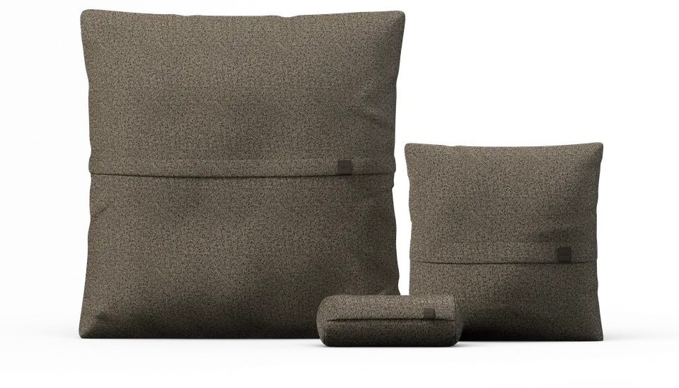 vetsak Loop Loop Pillow Set 2 cuscini taupe 2 pezzi