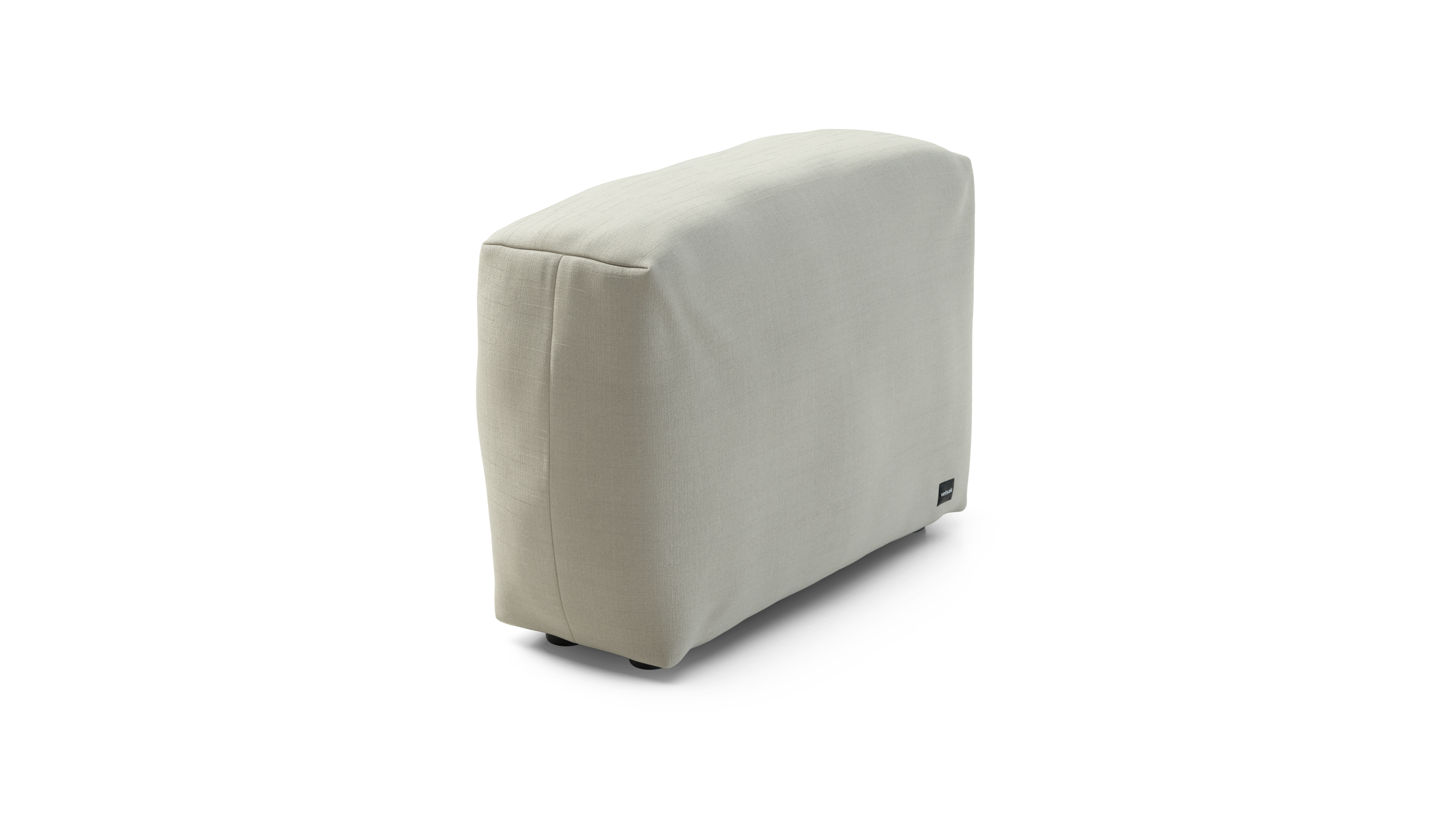 vetsak Sofa Side Medium modulo divano piqué crema da esterno