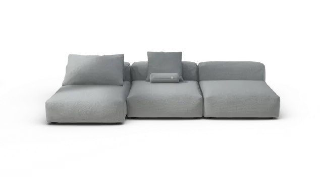 vetsak Sofa Set 04 Ridge divano da esterno limestone