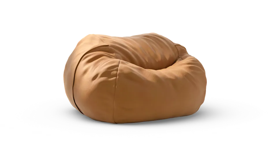 Vetsak Cover Beanbag Large fodera in pelle marrone