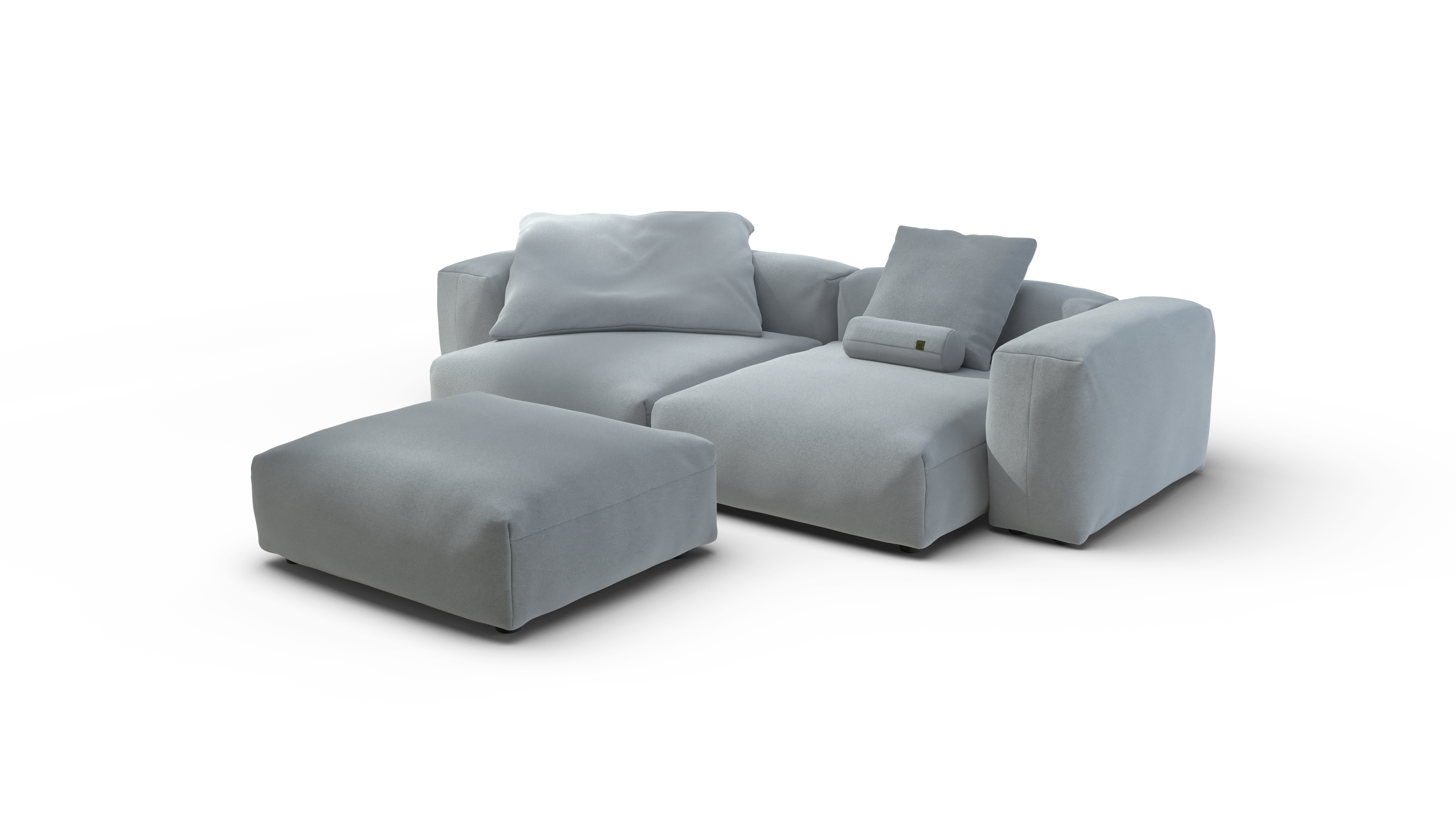 vetsak Sofa Set 03 divano piqué turchese 3,5 posti