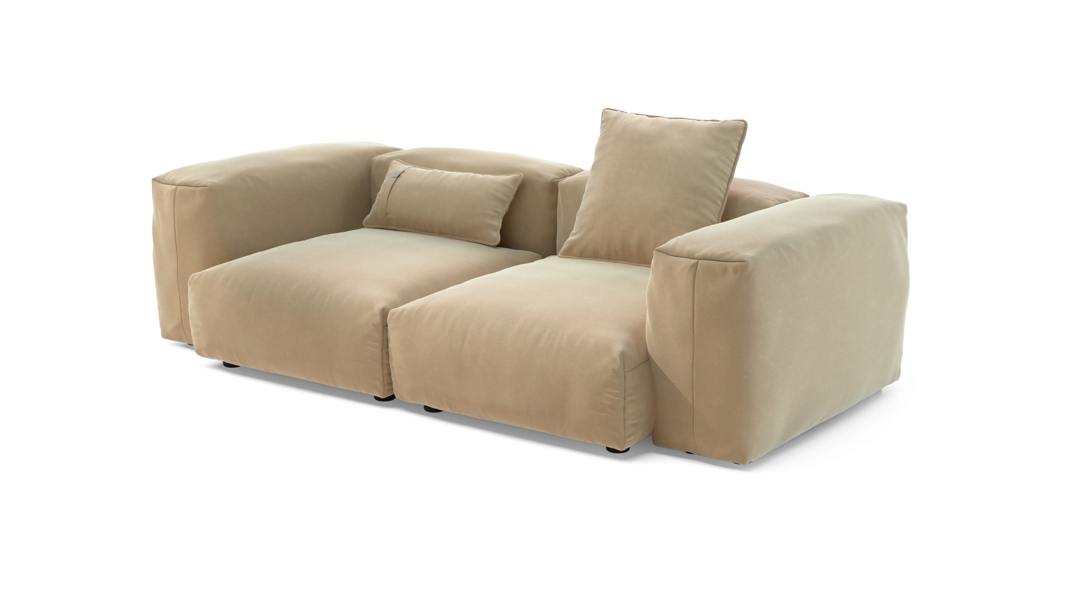 vetsak Sofa Set 02 Medium divano modulare Suave crema 230x115