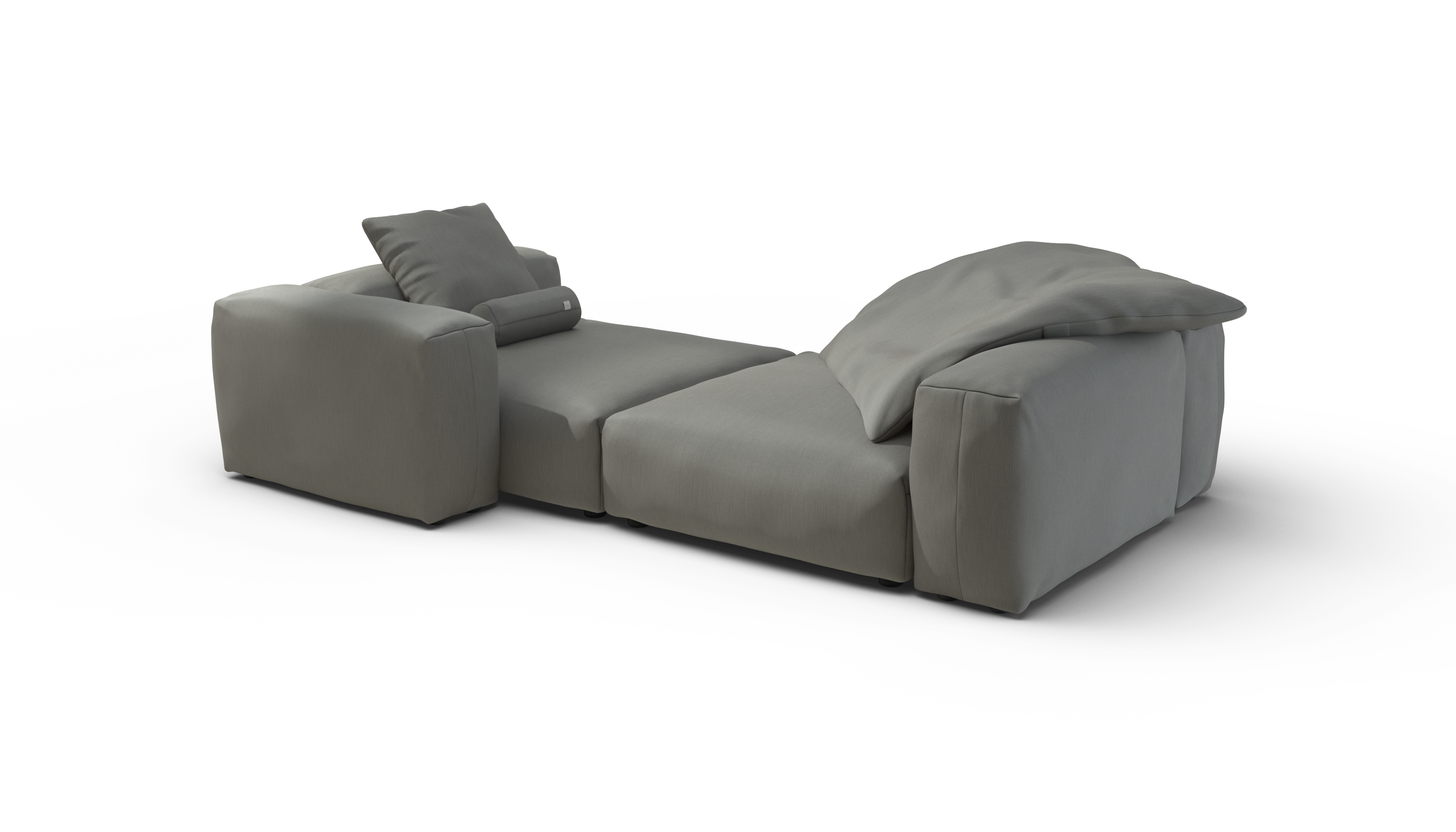 Vetsak Sofa Set 02 XLarge divano 272x136 flint da esterno