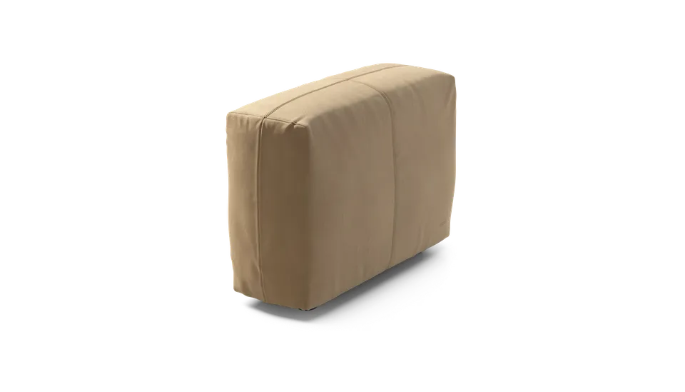 vetsak Sofa Side Medium modulo laterale pelle beige