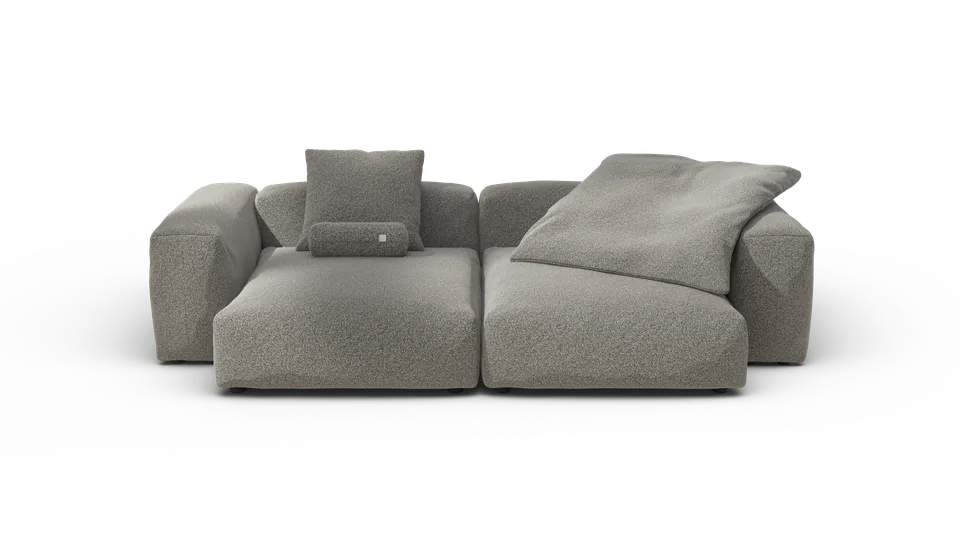 vetsak Sofa Set 02 XL divano modulare platino 272x136