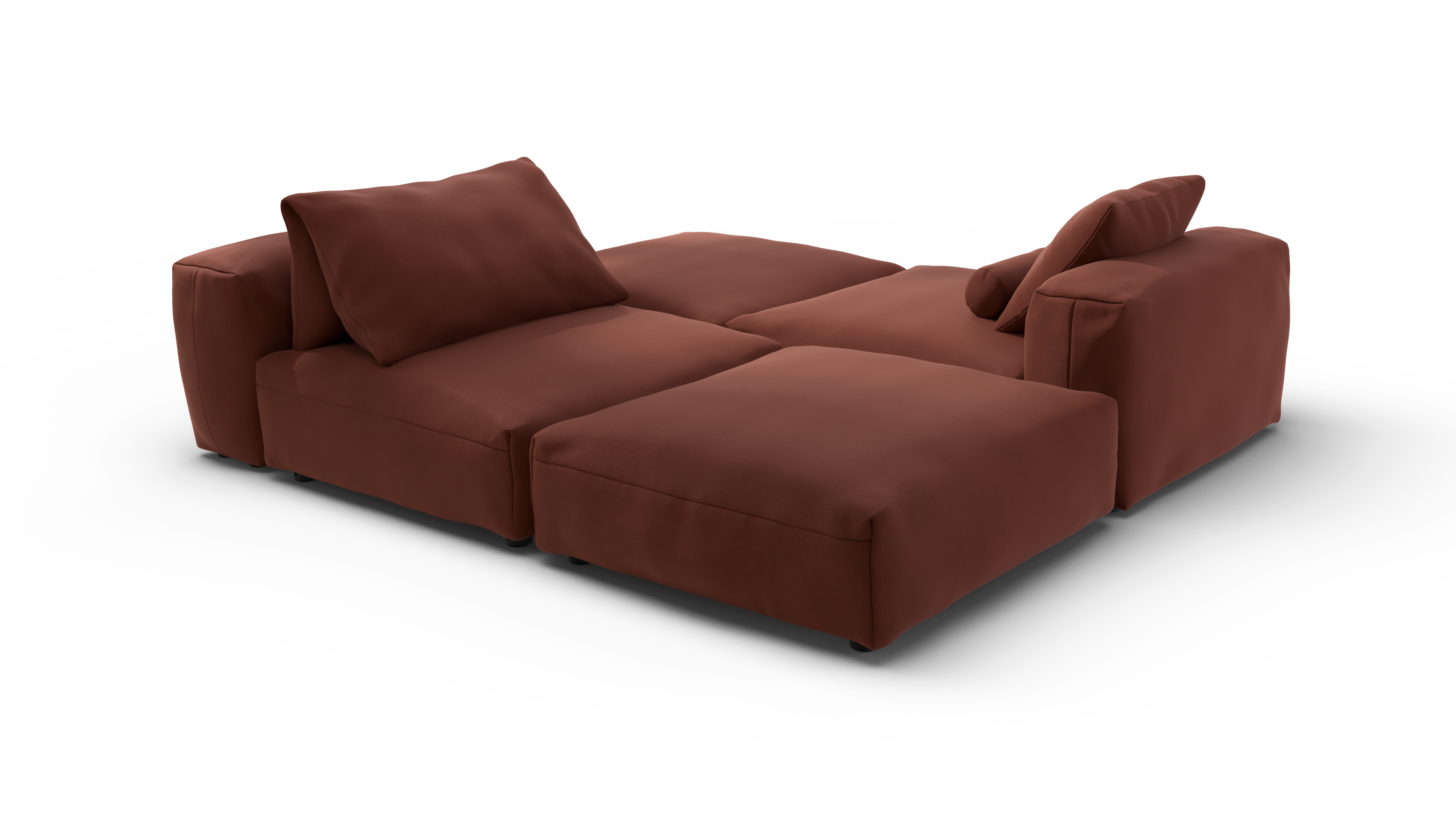 vetsak Sofa Set 08 Daybed divano 6 posti saffron outdoor