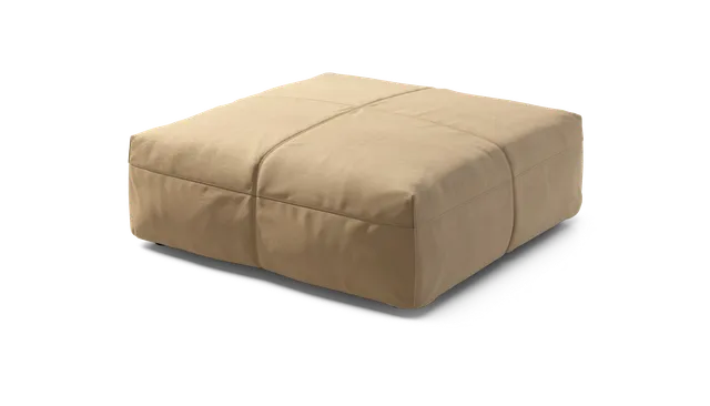 Vetsak Sofa Seat XLarge modulo divano pelle beige 105x105