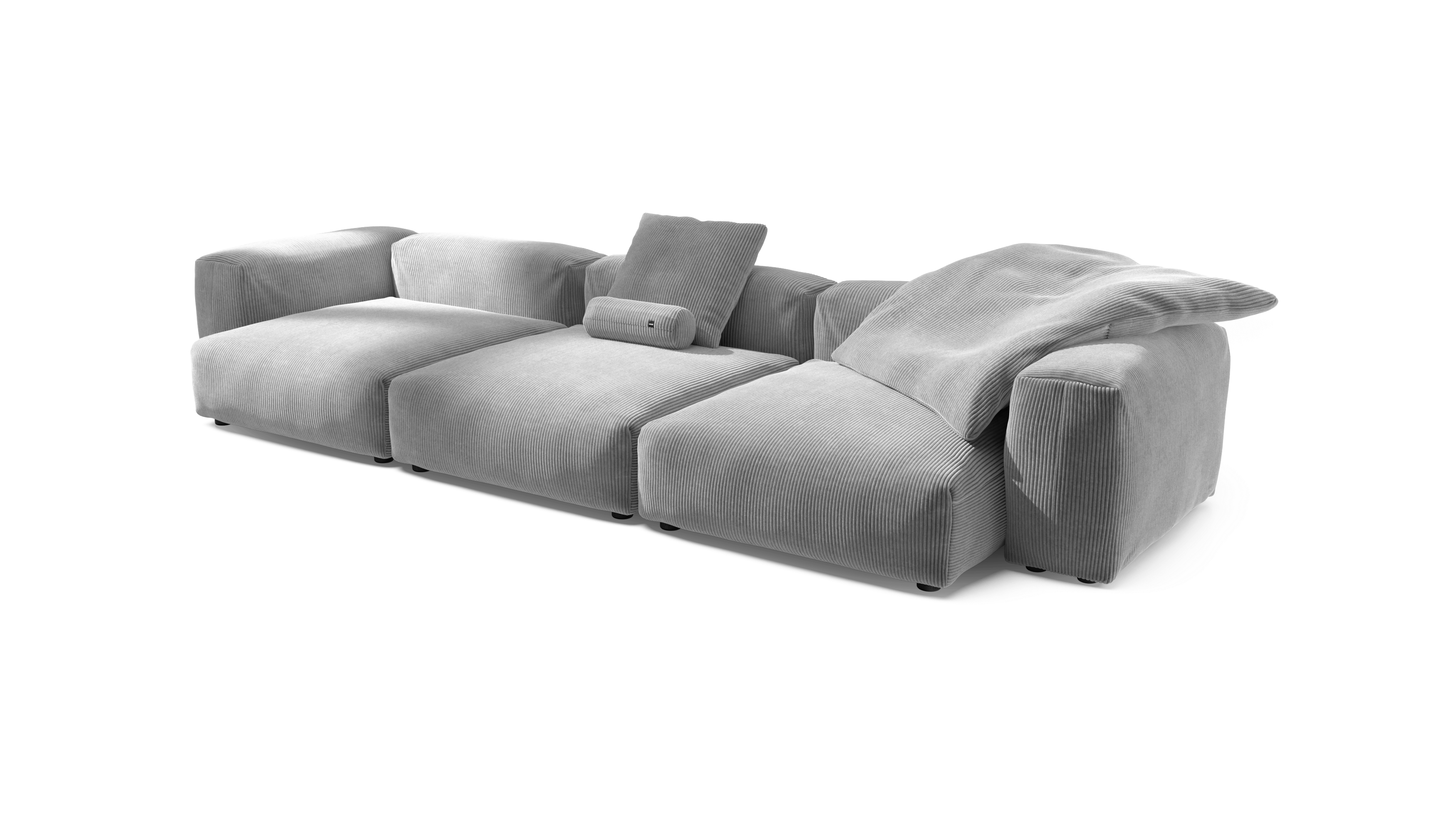 vetsak Sofa Set 05 divano modulare 5 posti grigio chiaro