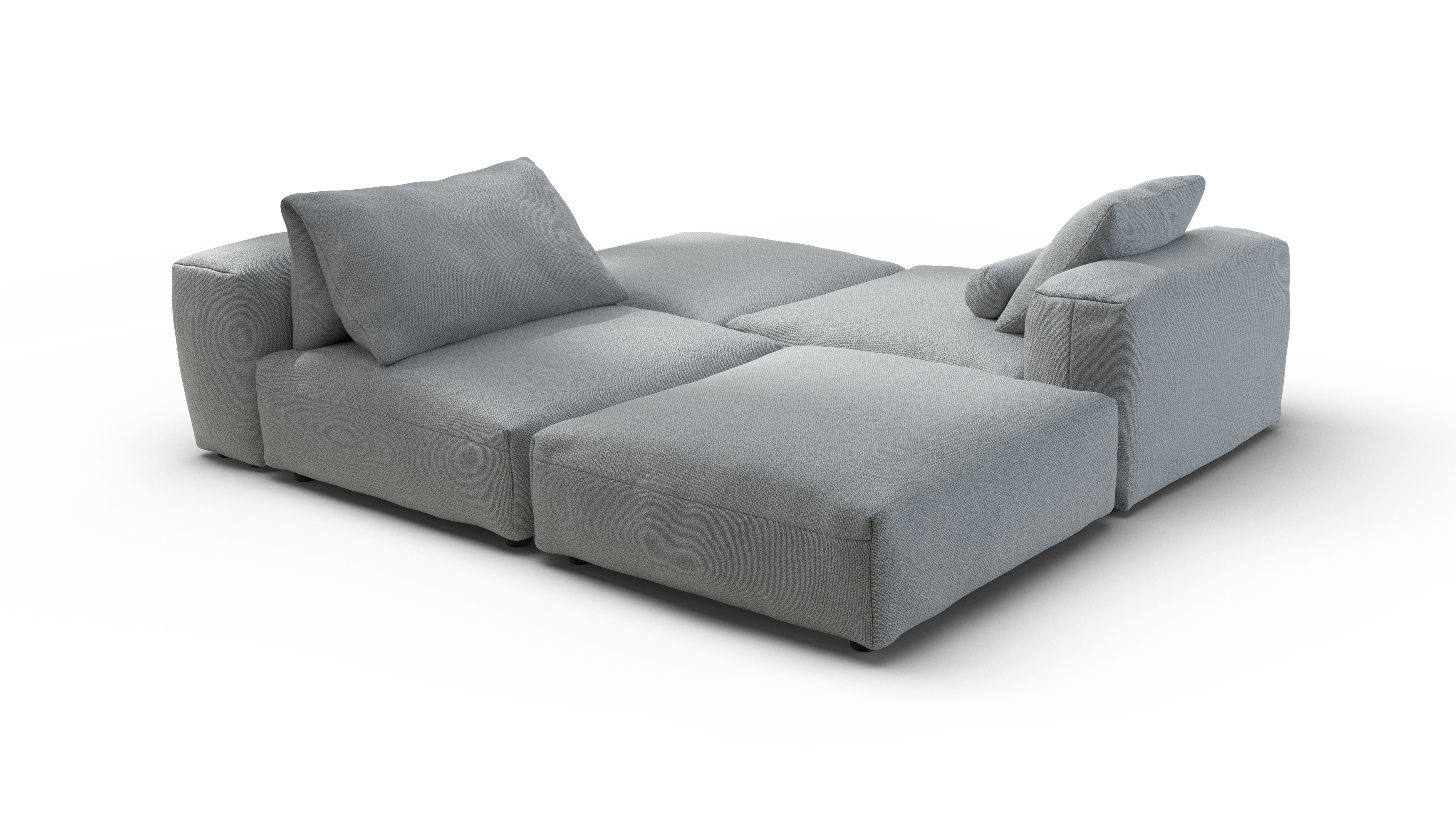 vetsak Sofa Set 08 Daybed divano 6 posti limestone esterno