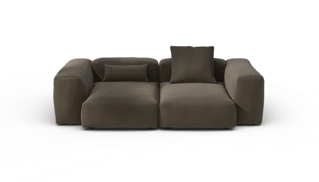 vetsak Sofa Set 02 Medium divano modulare breeze marrone 230x115