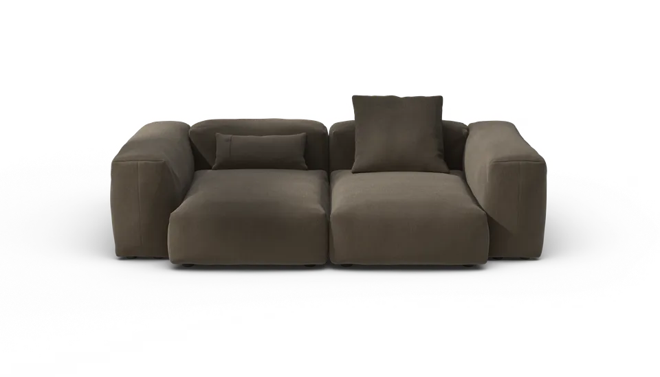 vetsak Sofa Set 02 Medium divano modulare breeze marrone 230x115