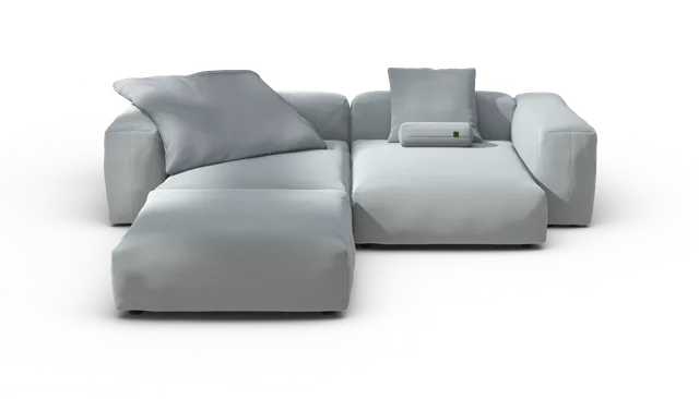 vetsak Sofa Set 03 divano piqué turchese 3,5 posti