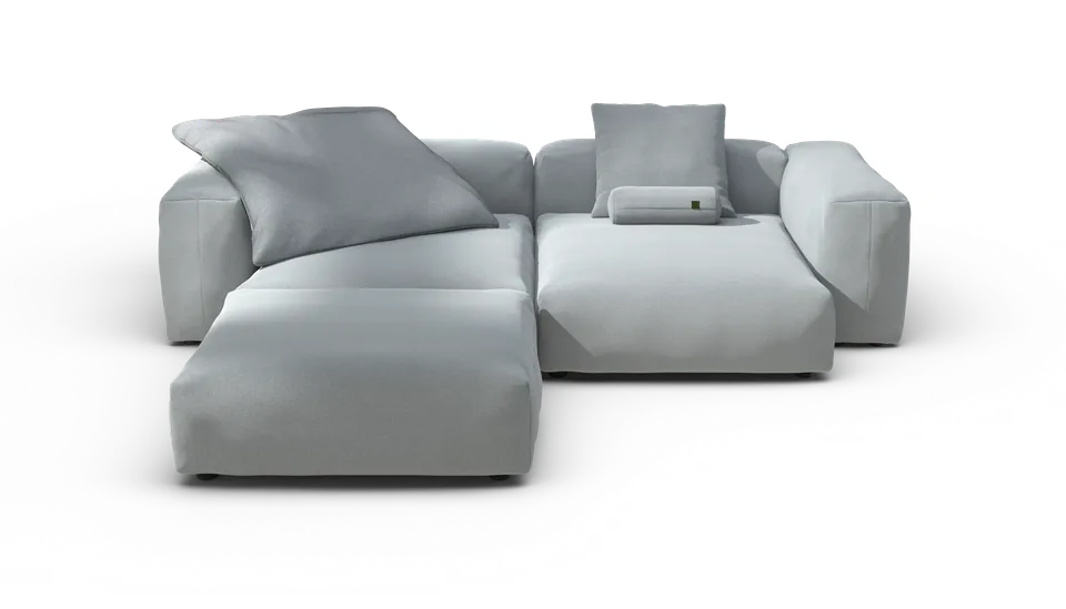 vetsak Sofa Set 03 divano piqué turchese 3,5 posti