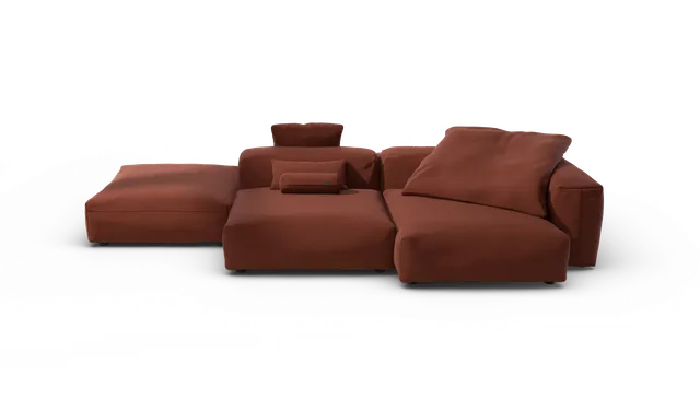 Vetsak Sofa Set 09 The Island divano isola zafferano