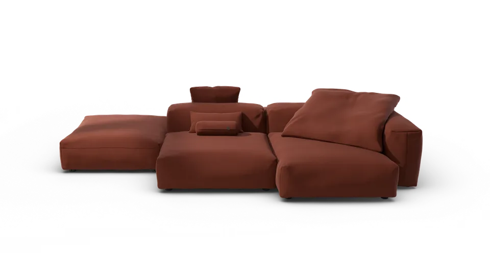 Vetsak Sofa Set 09 The Island divano isola zafferano