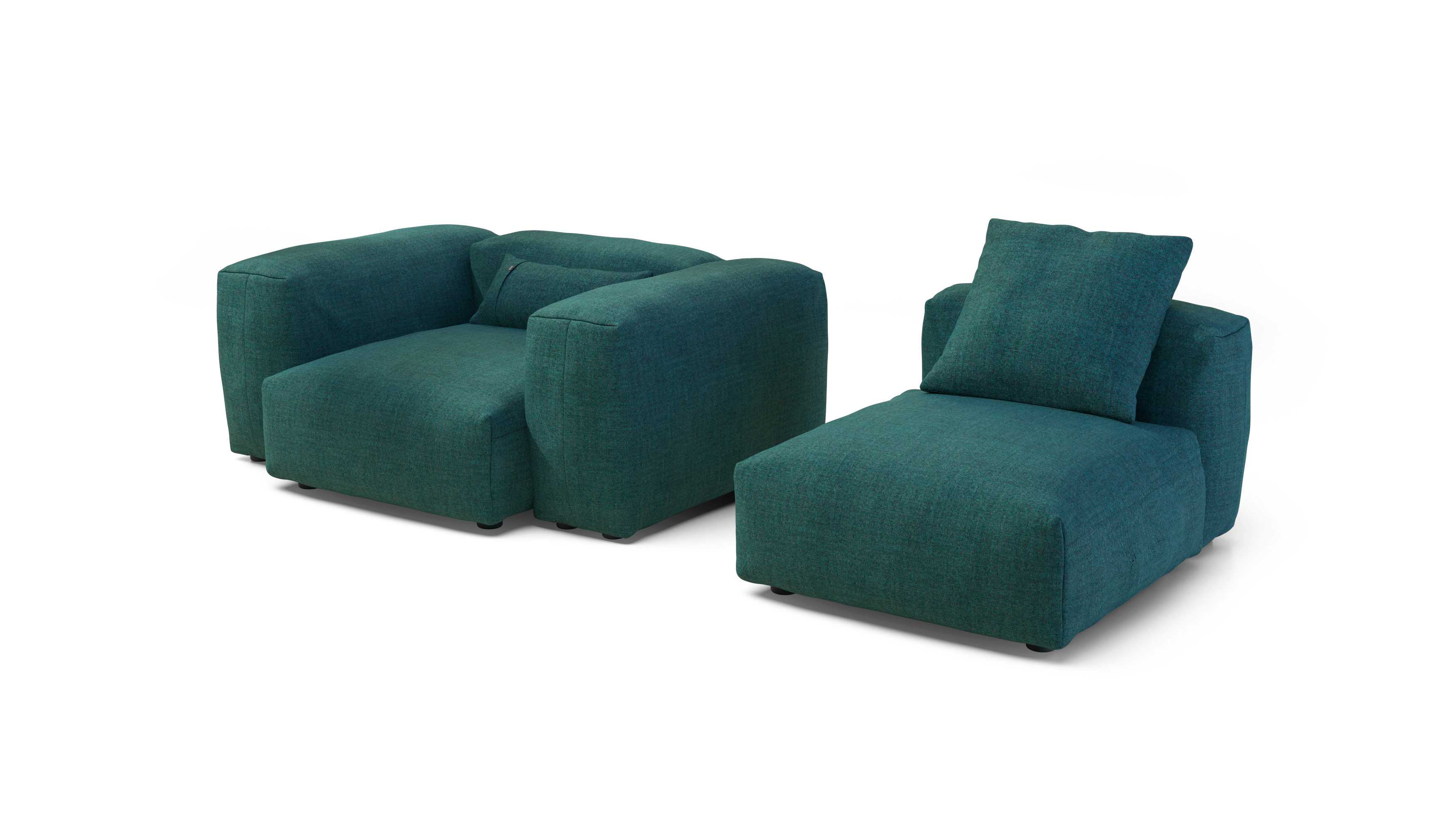 vetsak Sofa Set 02 M divano cedro in piqué da esterno
