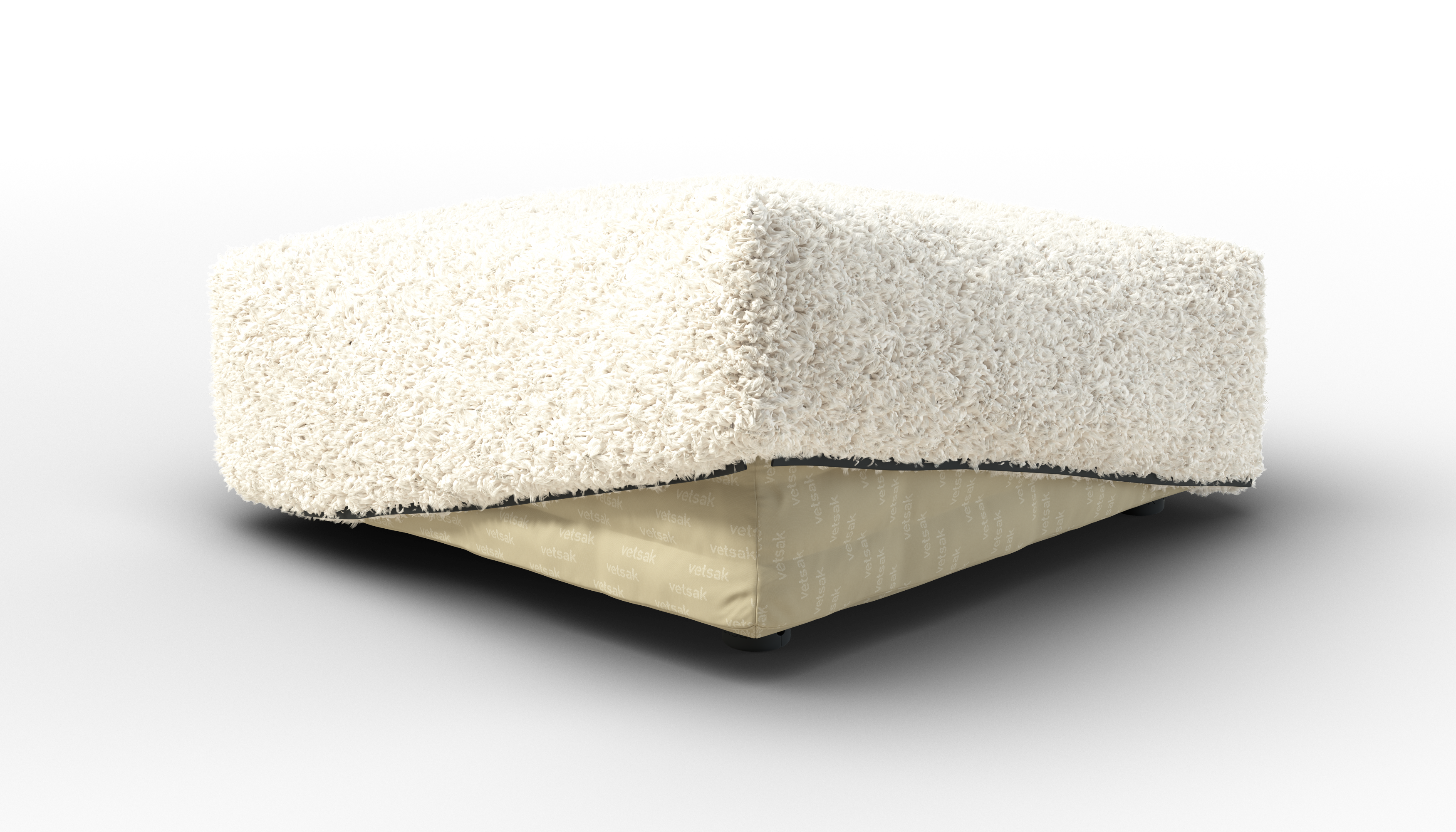 vetsak Seat XLarge fodera divano Doodle Creme 105x105