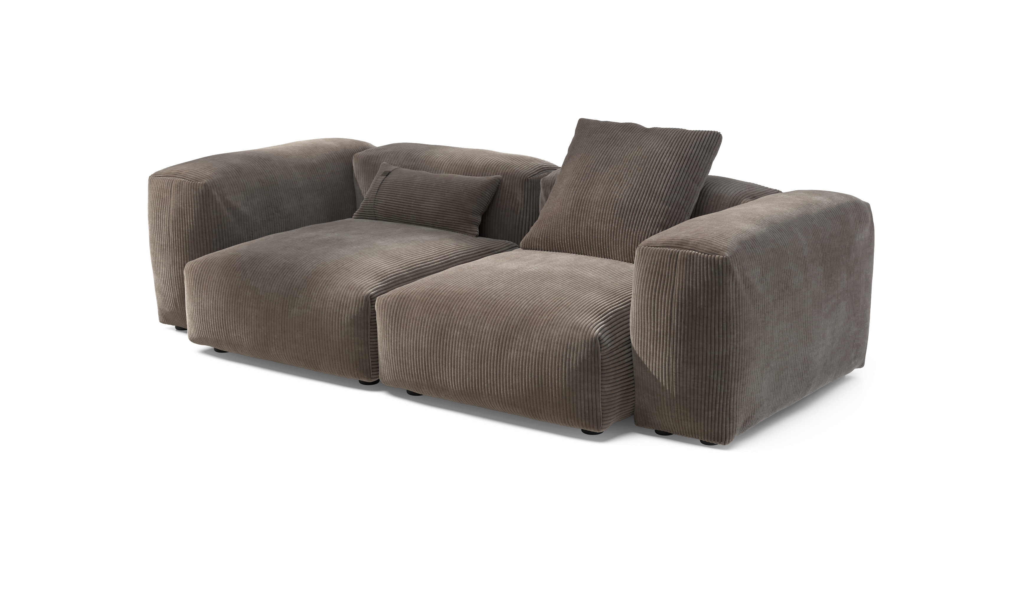 vetsak Sofa Set 02 Medium divano mocha 230x115 cm