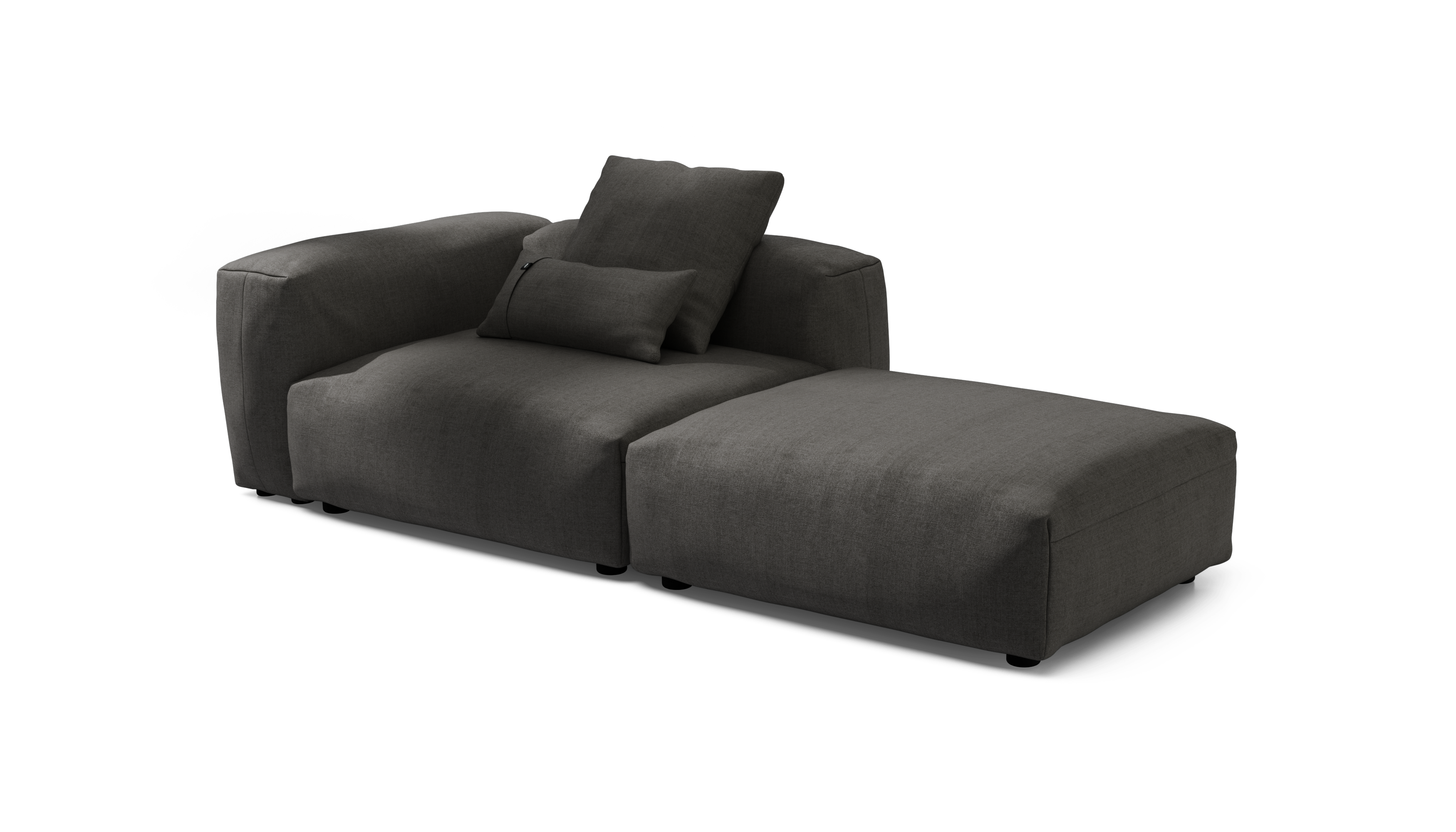 Vetsak Sofa Set 01 Large divano modulare grigio scuro