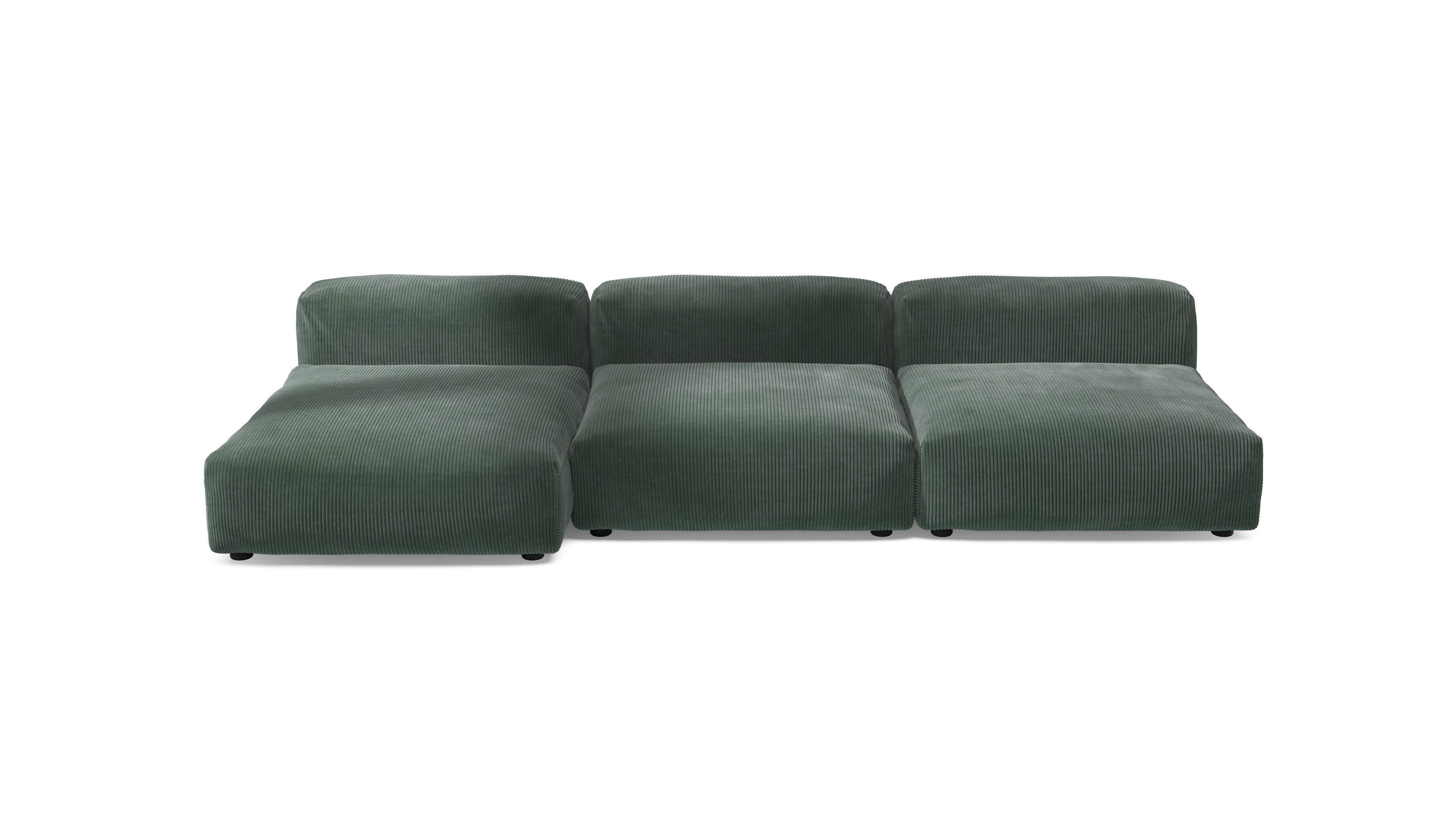 vetsak Sofa Set 04 divano modulare 5 posti velluto hunter