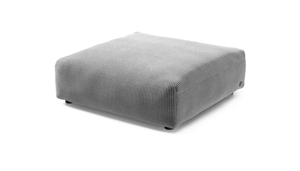 vetsak Sofa Seat XLarge modulo divano grigio in velluto