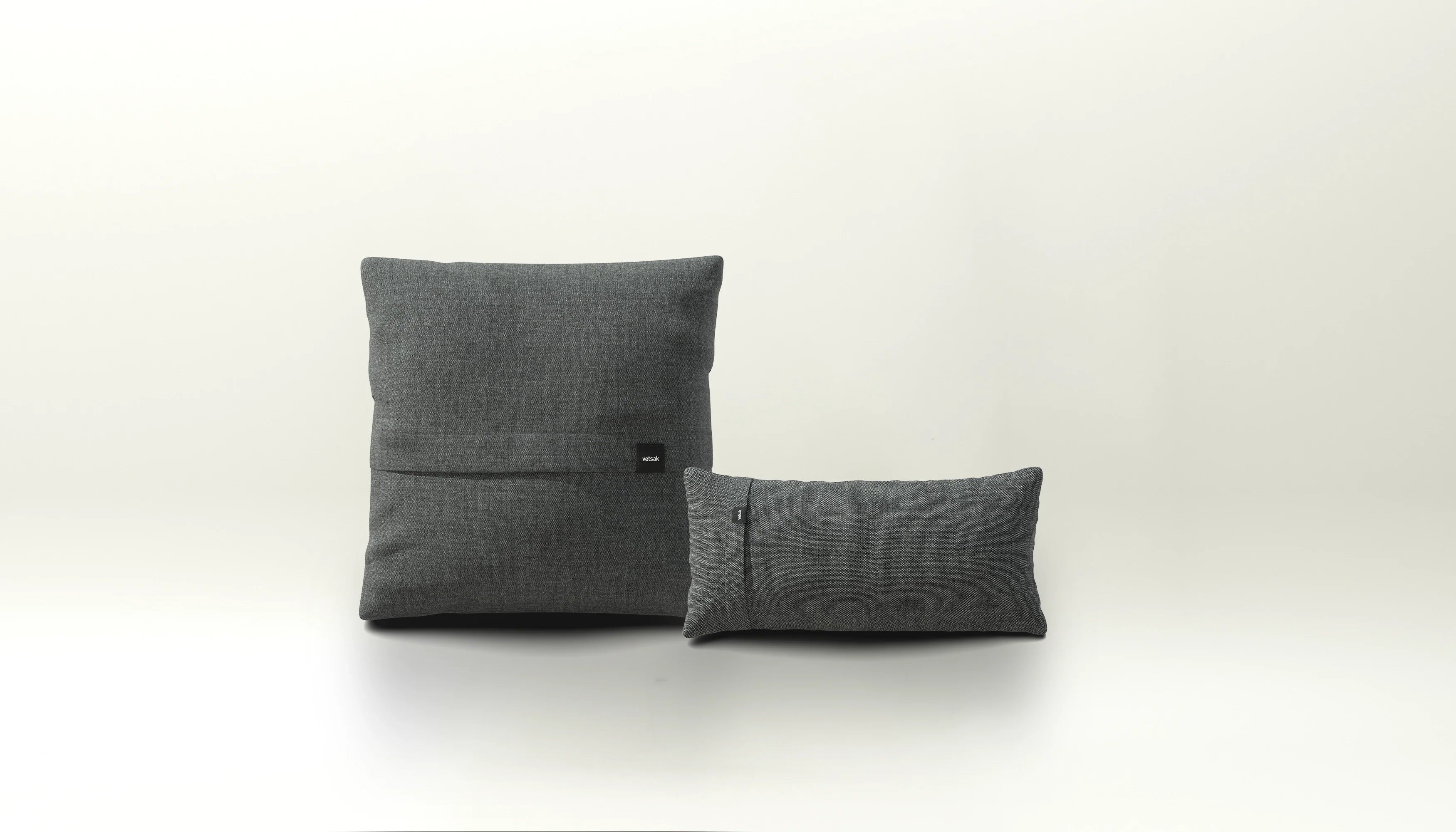 vetsak Pillow Set 1 set cuscini piqué grigio scuro