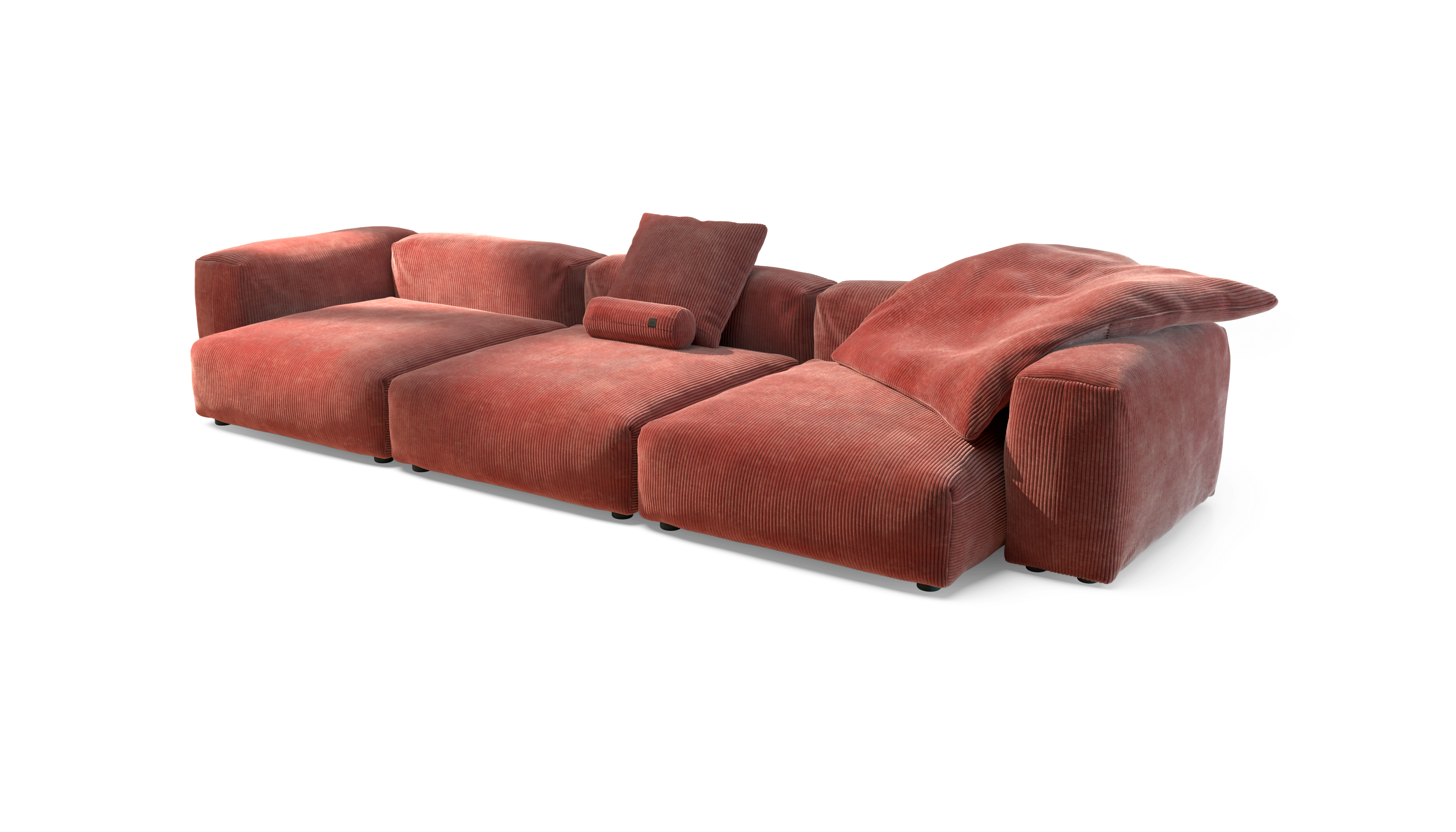 vetsak Sofa Set 05 divano 5 posti 377x136 brick