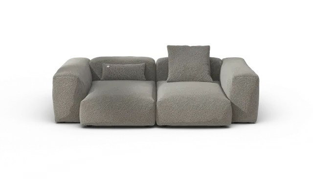 vetsak Sofa Set 02 Medium divano 2,5 posti platino