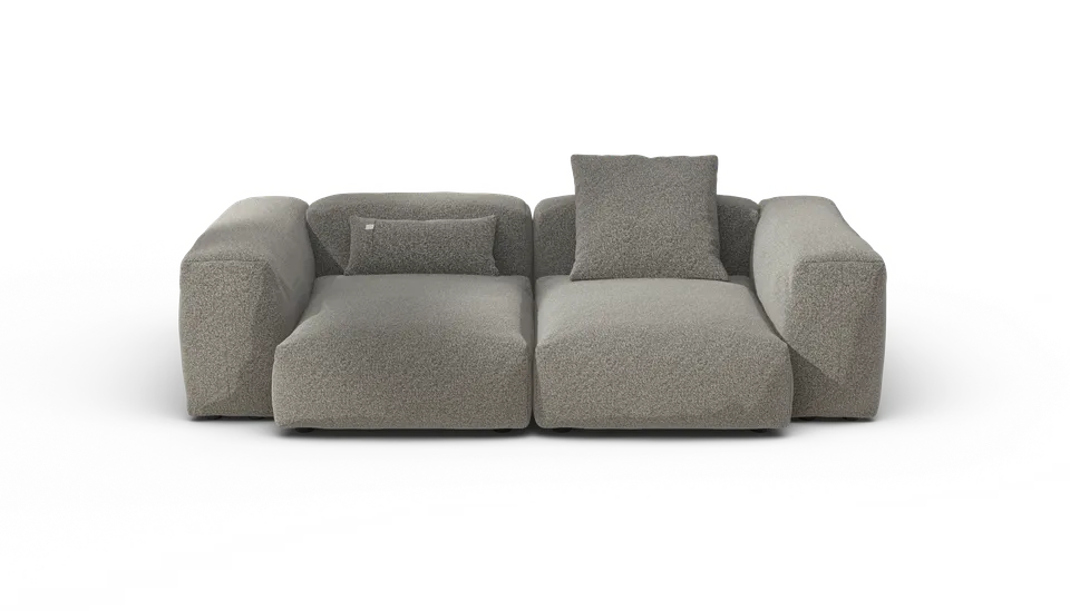 vetsak Sofa Set 02 Medium divano 2,5 posti platino