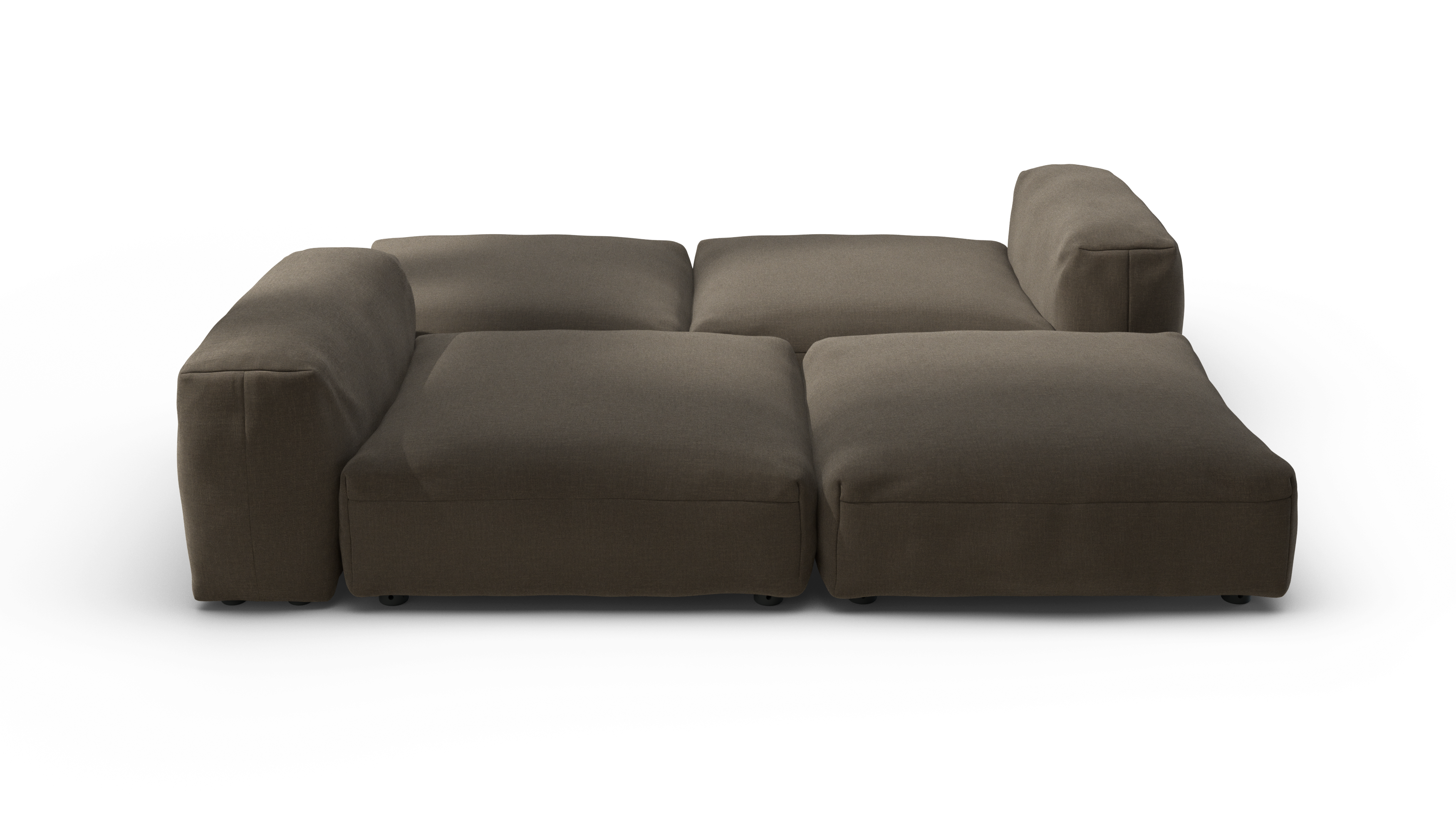 vetsak Sofa Set 08 Daybed divano outdoor marrone