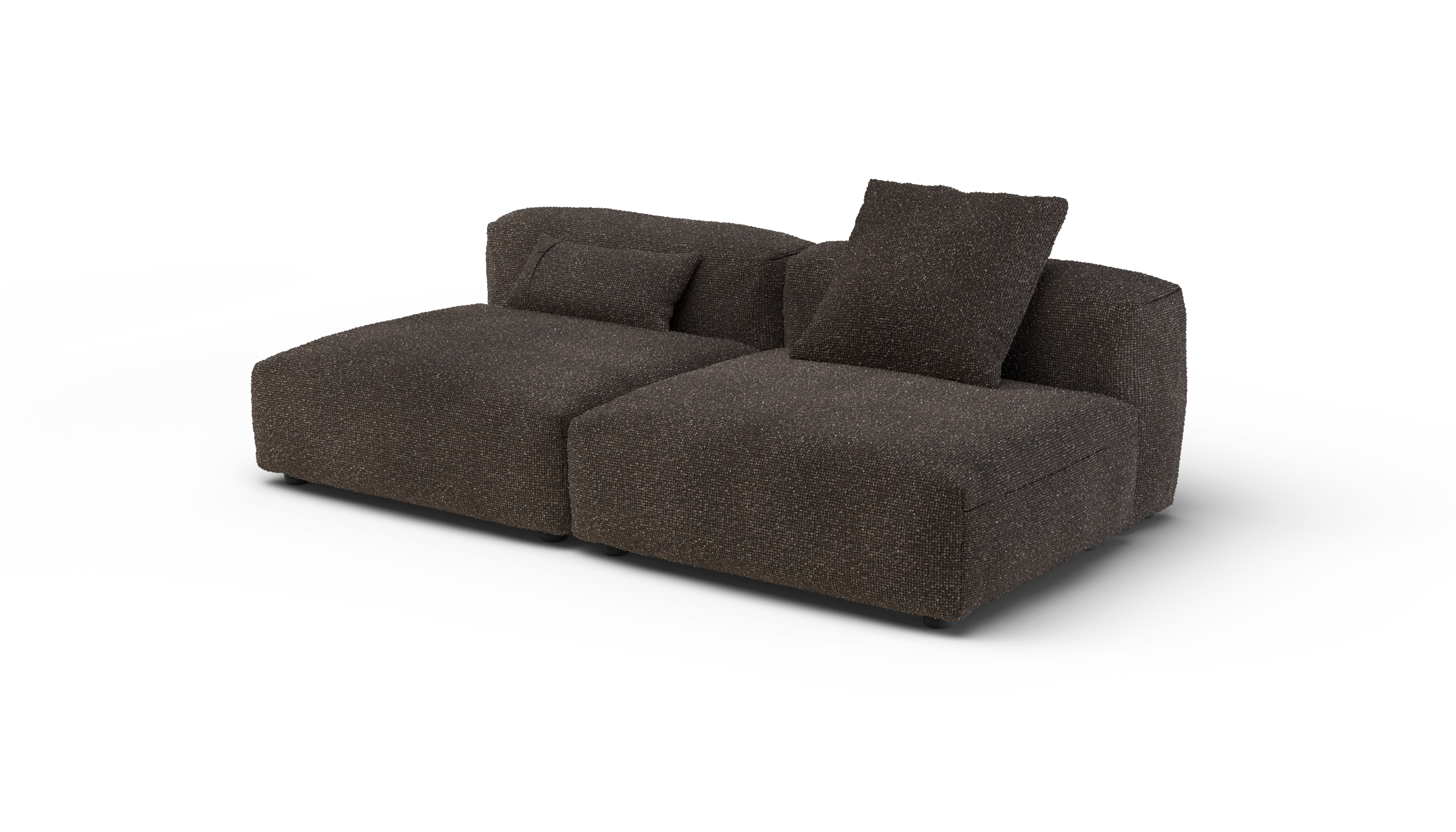 vetsak Sofa Set 01 Large divano Nub noce 3,5 posti