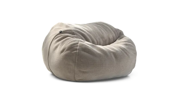 vetsak Beanbag Large pouf velluto platinum