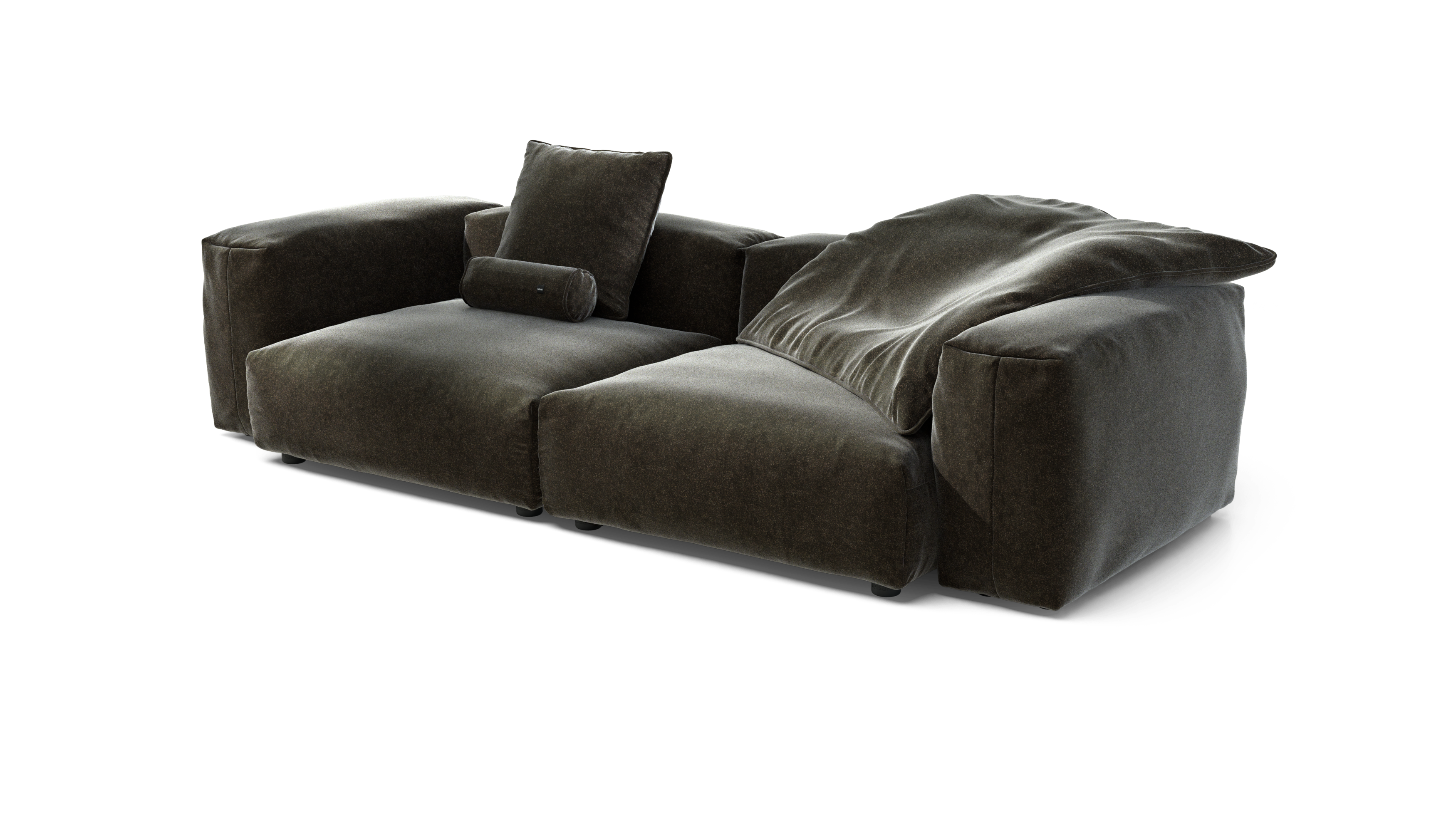 vetsak Sofa Set 02 Large divano antracite Suave