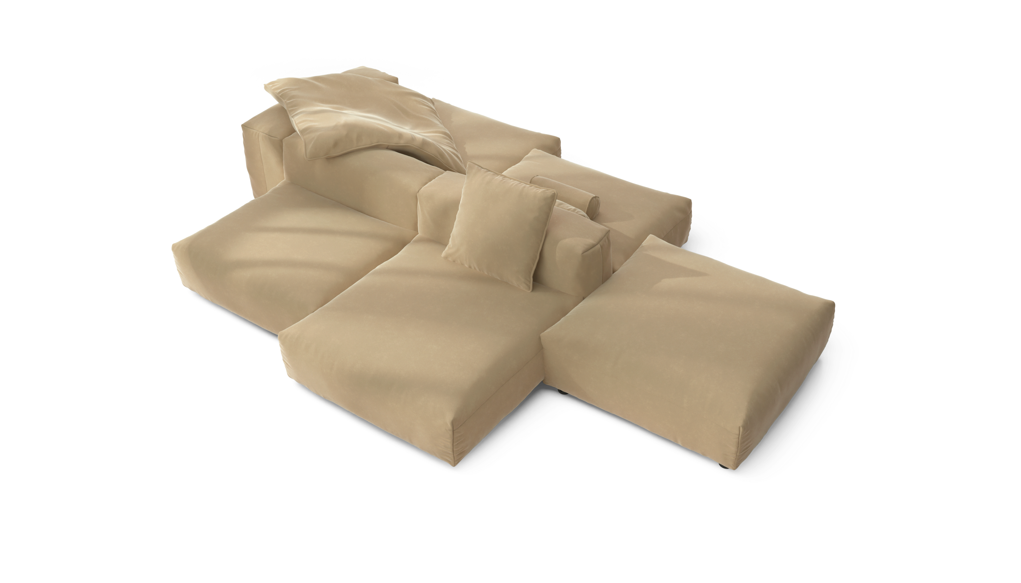 Vetsak Sofa Set 09 The Island divano Suave Creme 346x241