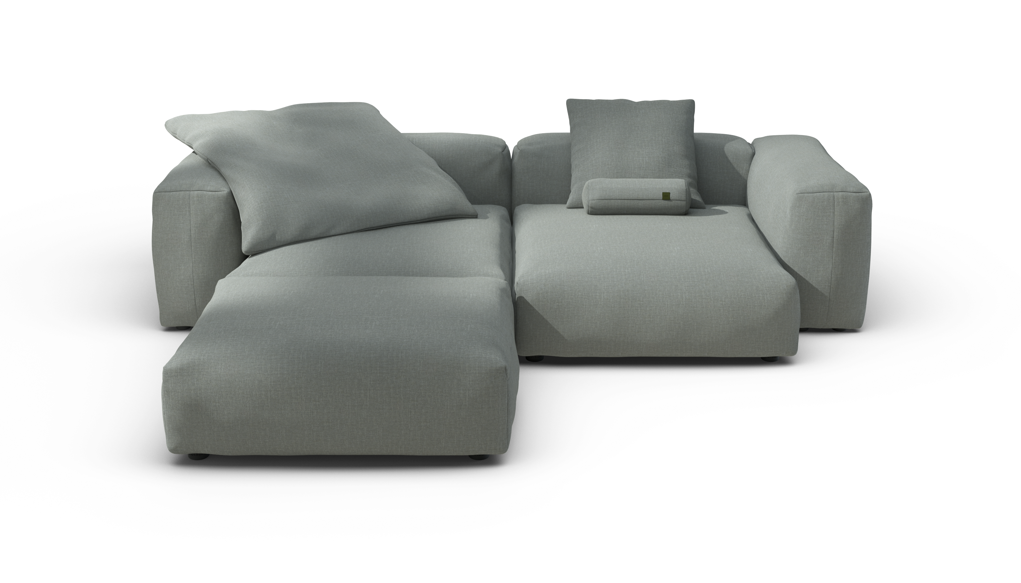 vetsak Sofa Set 03 Breeze divano angolare salvia 3,5 posti