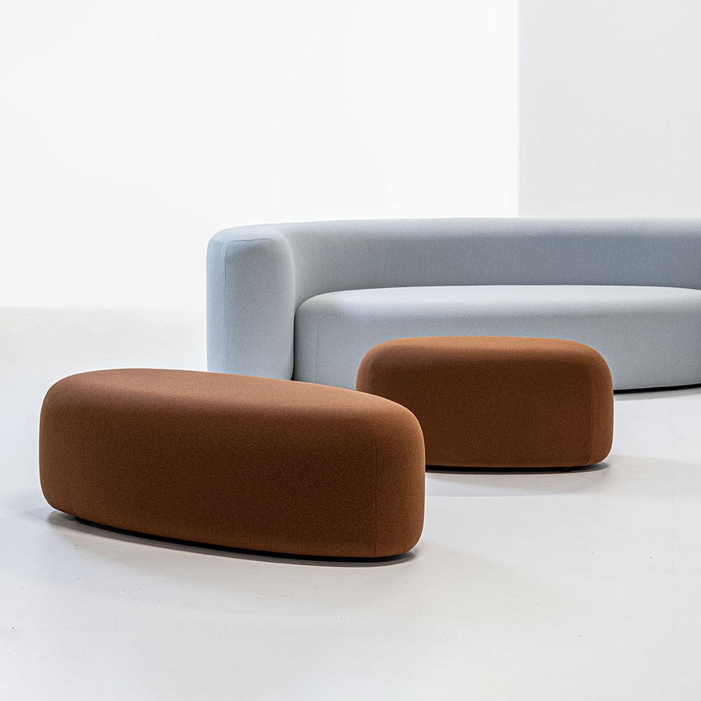La Cividina Lisse pouf soggiorno