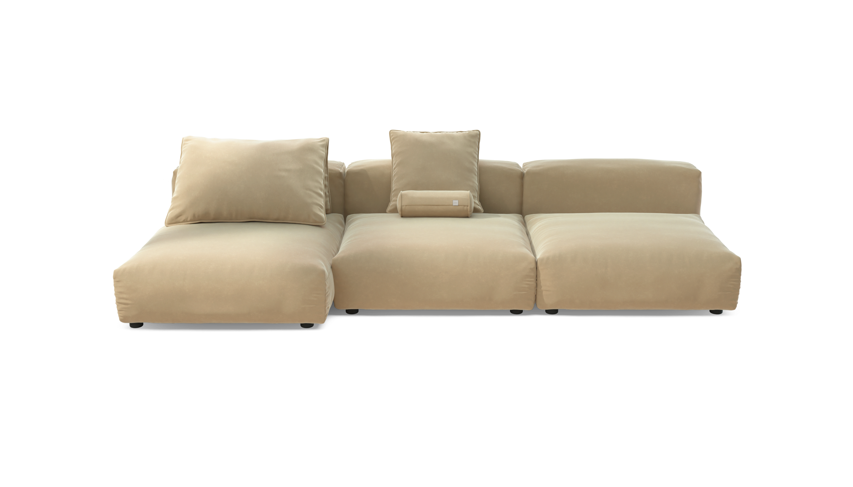 vetsak Sofa Set 04 divano modulare 5 posti Suave crema